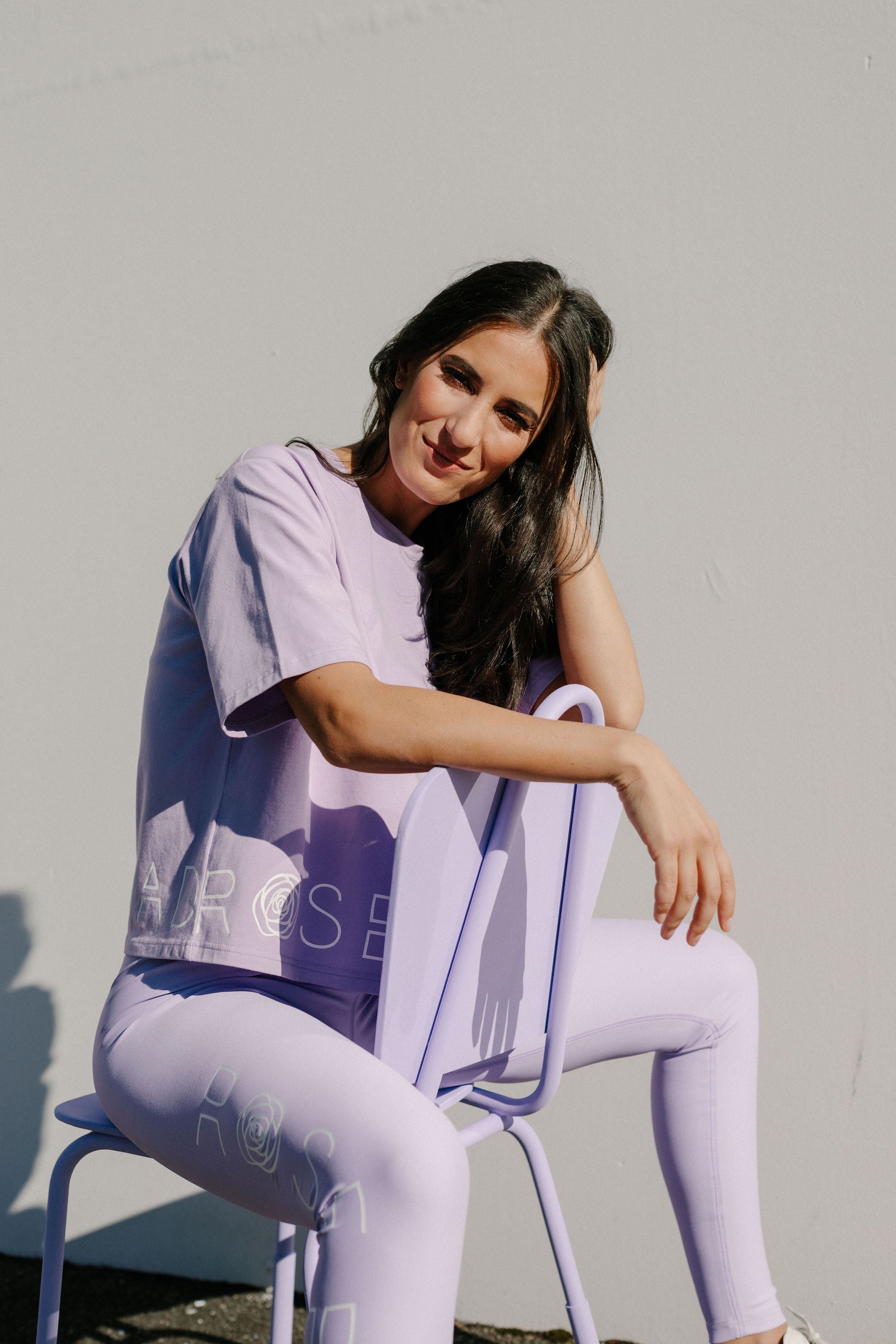 Cropped Tee | Violet