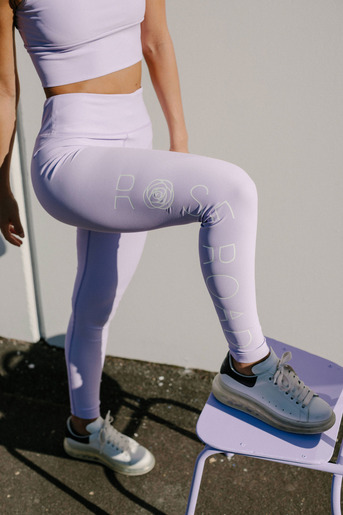 Logo Leggings | Violet