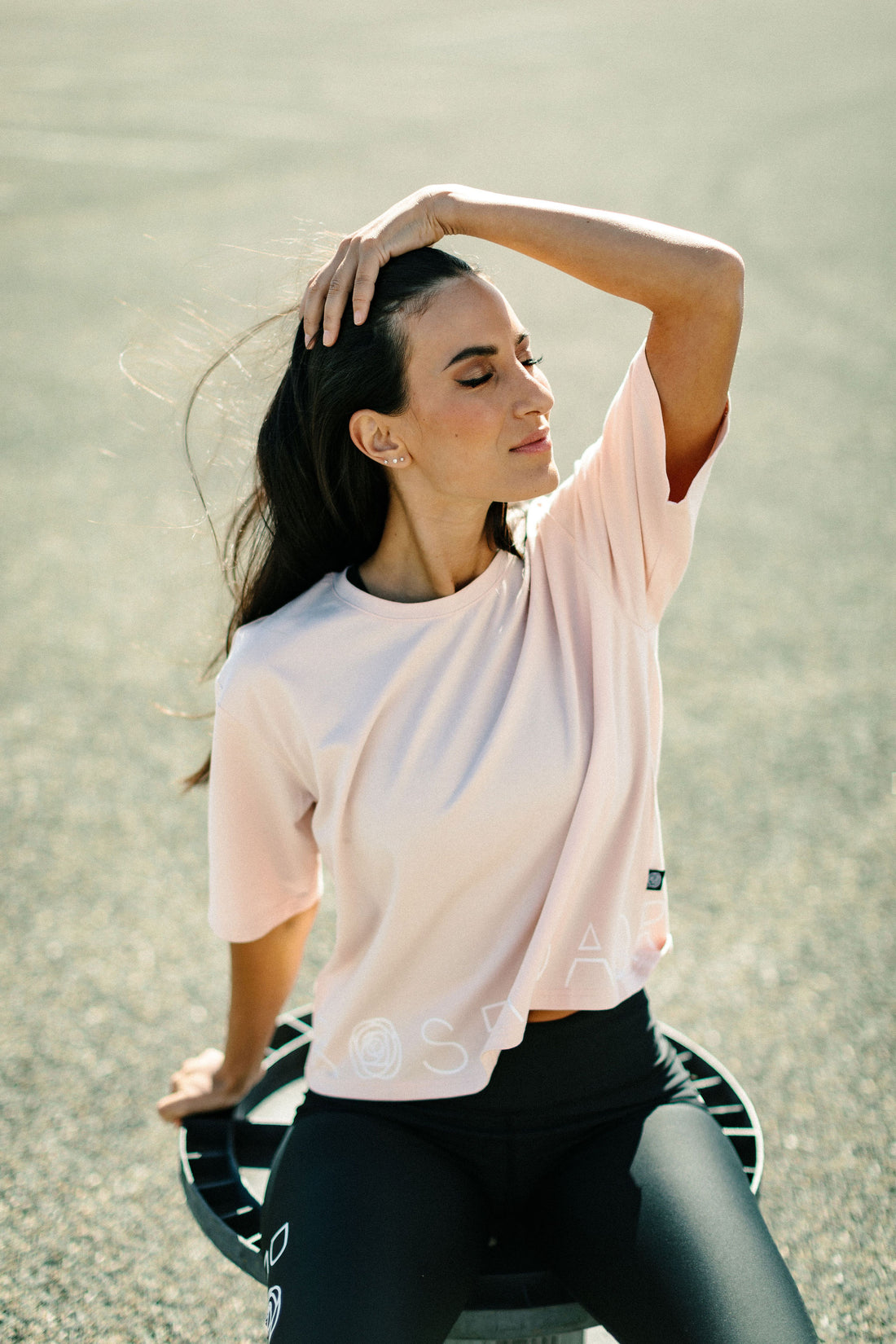 Cropped Tee | Peach