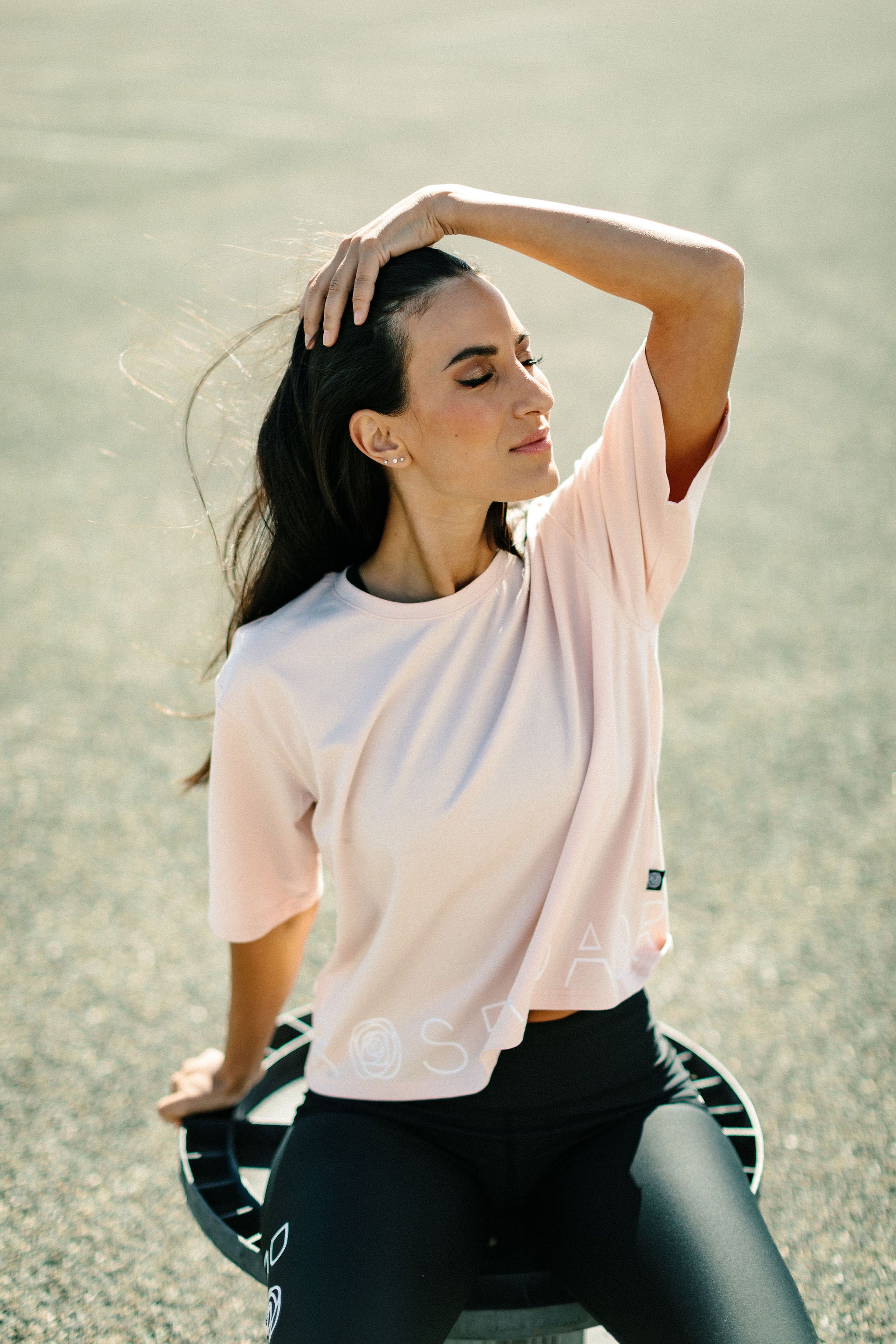 Cropped Tee | Peach