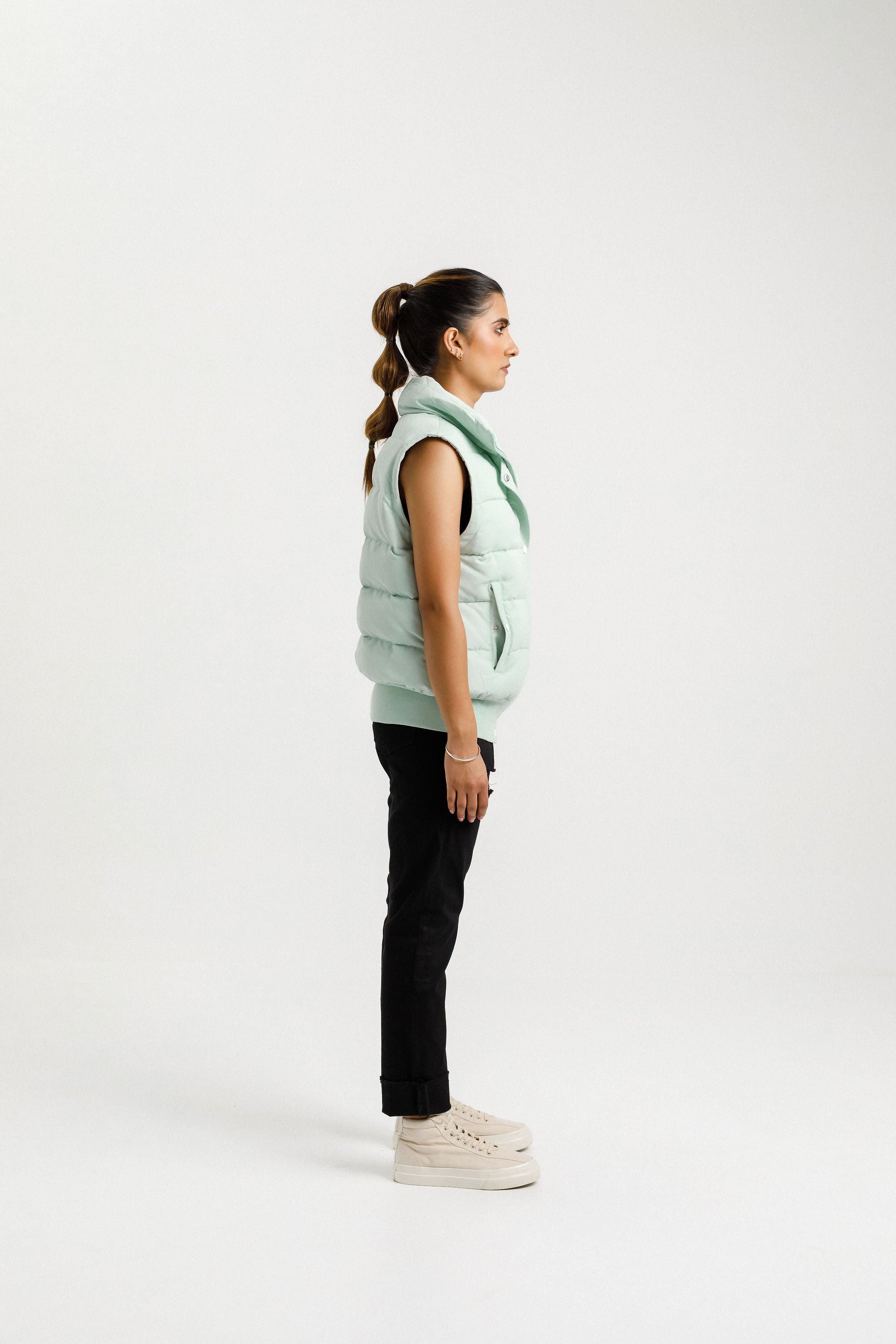 Dawn Puffer Vest | Seafoam