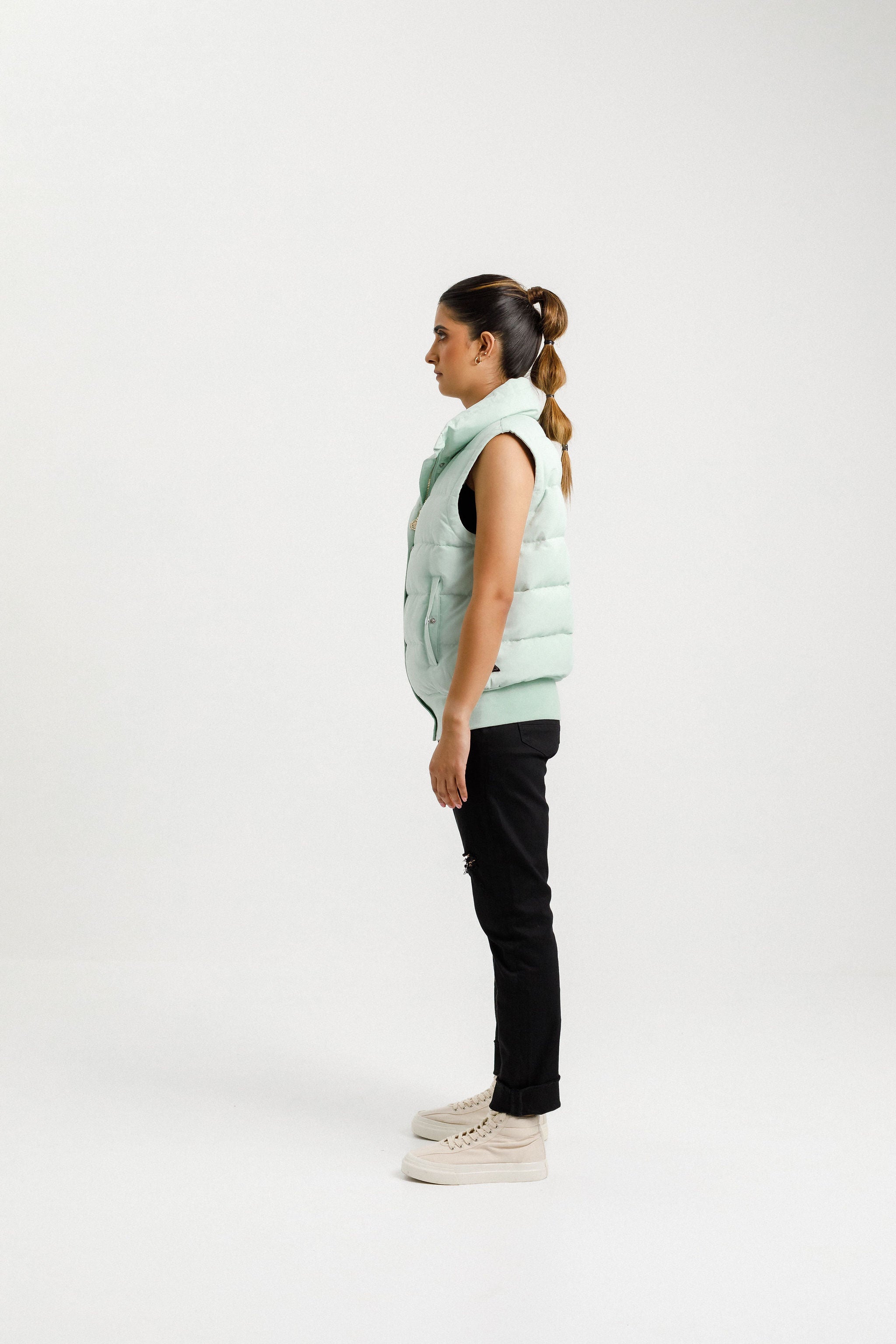 Dawn Puffer Vest | Seafoam