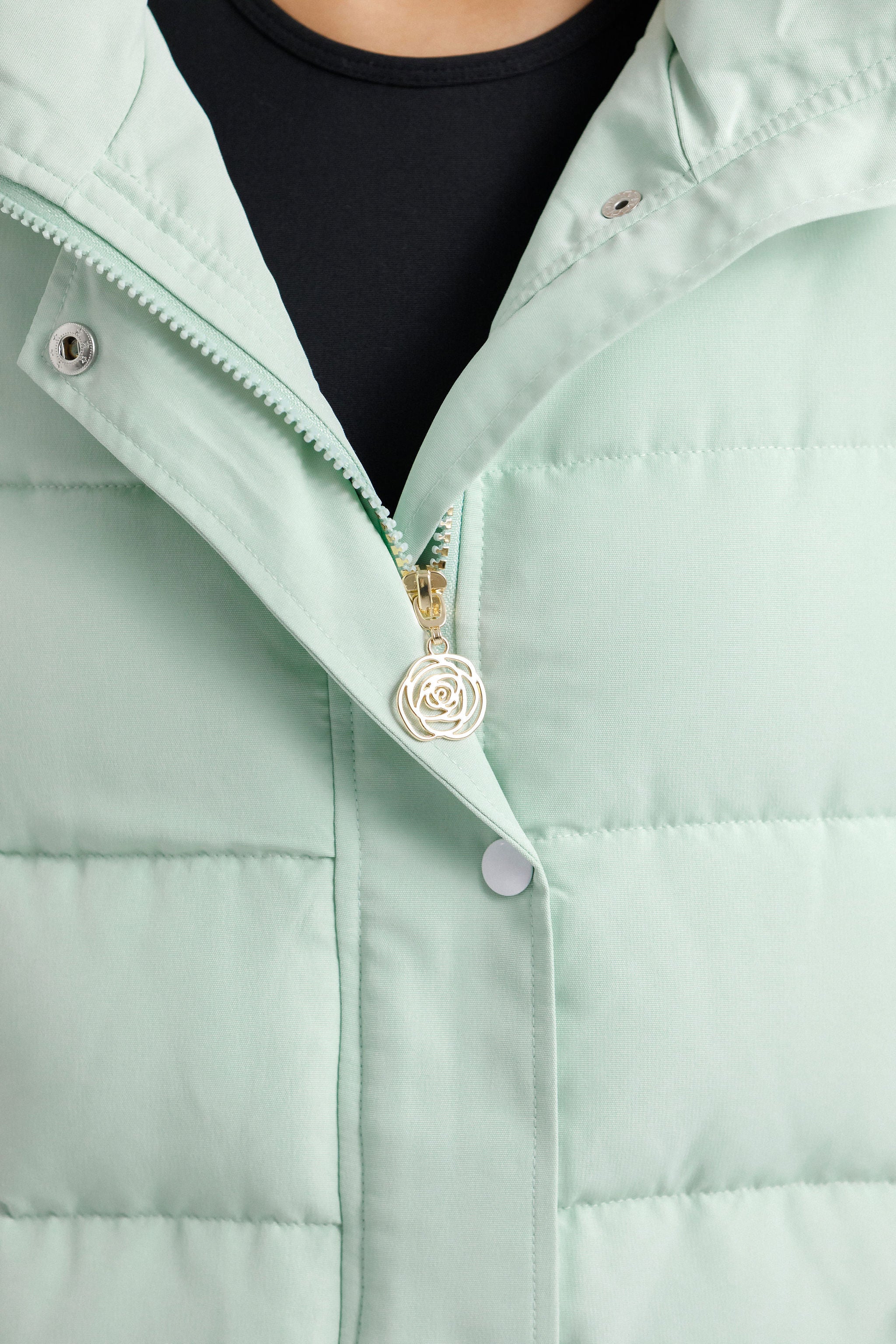 Dawn Puffer Vest | Seafoam