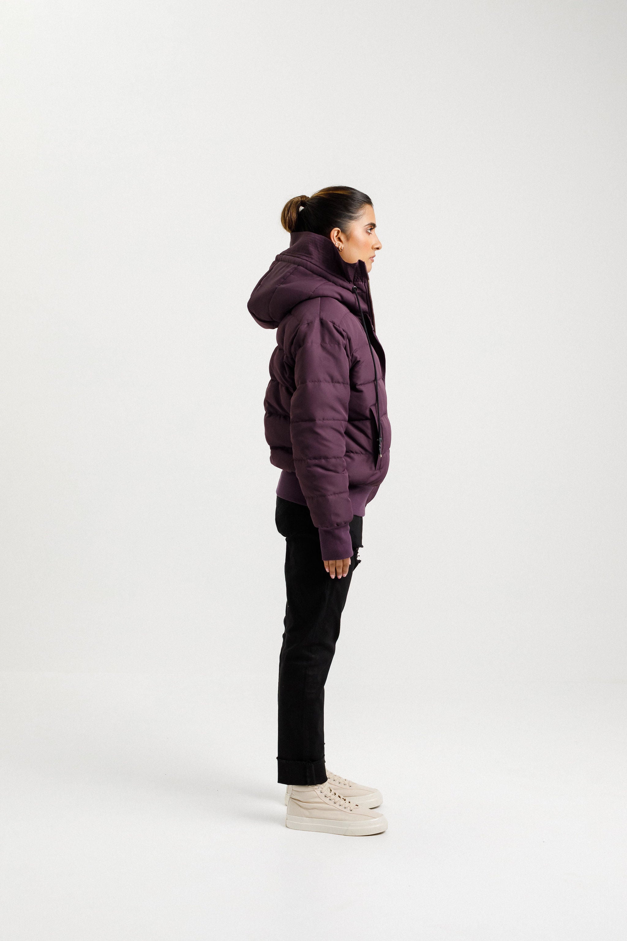 Stadium Puffer Jacket | Plum