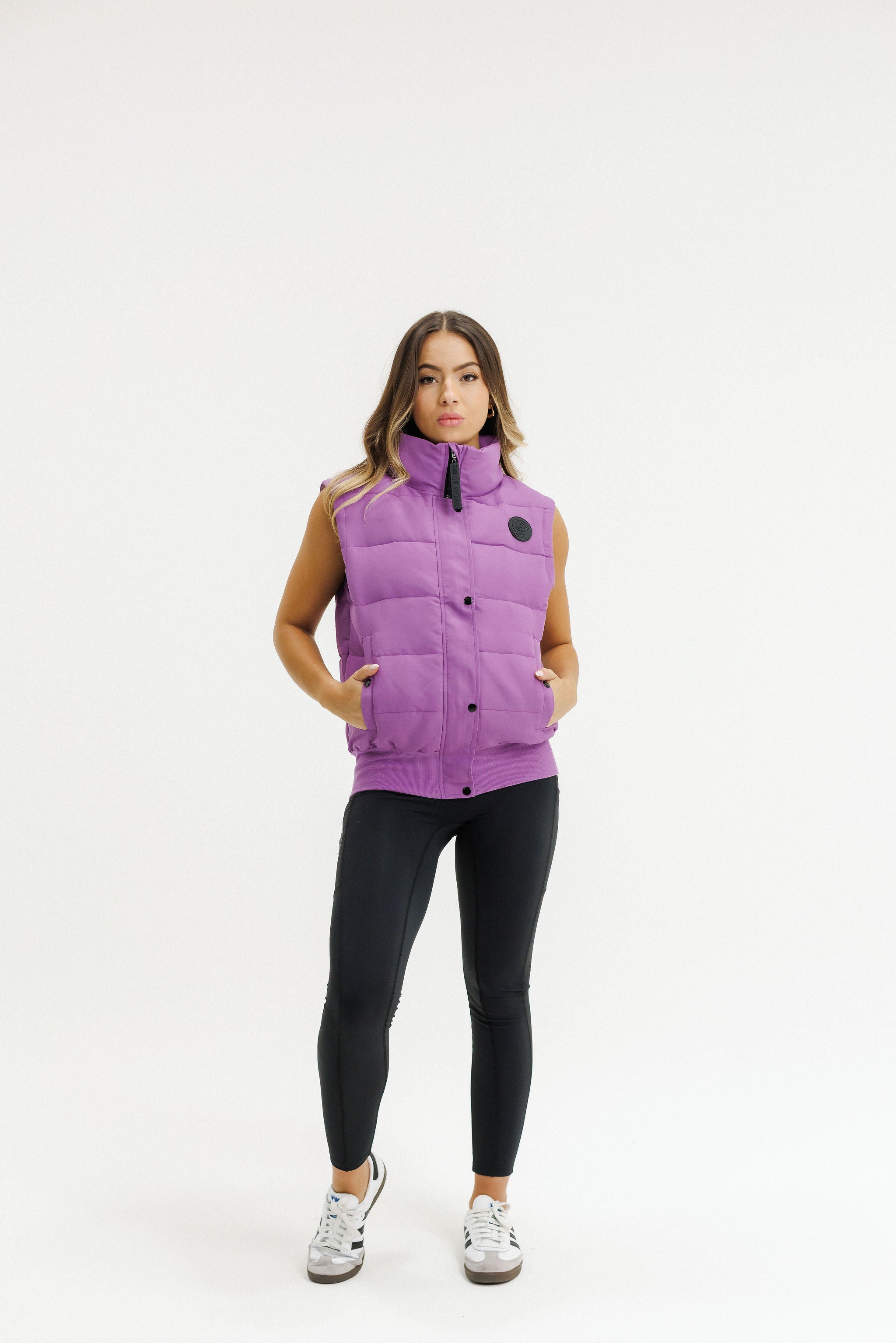 Dawn Puffer Vest | Cyber Purple