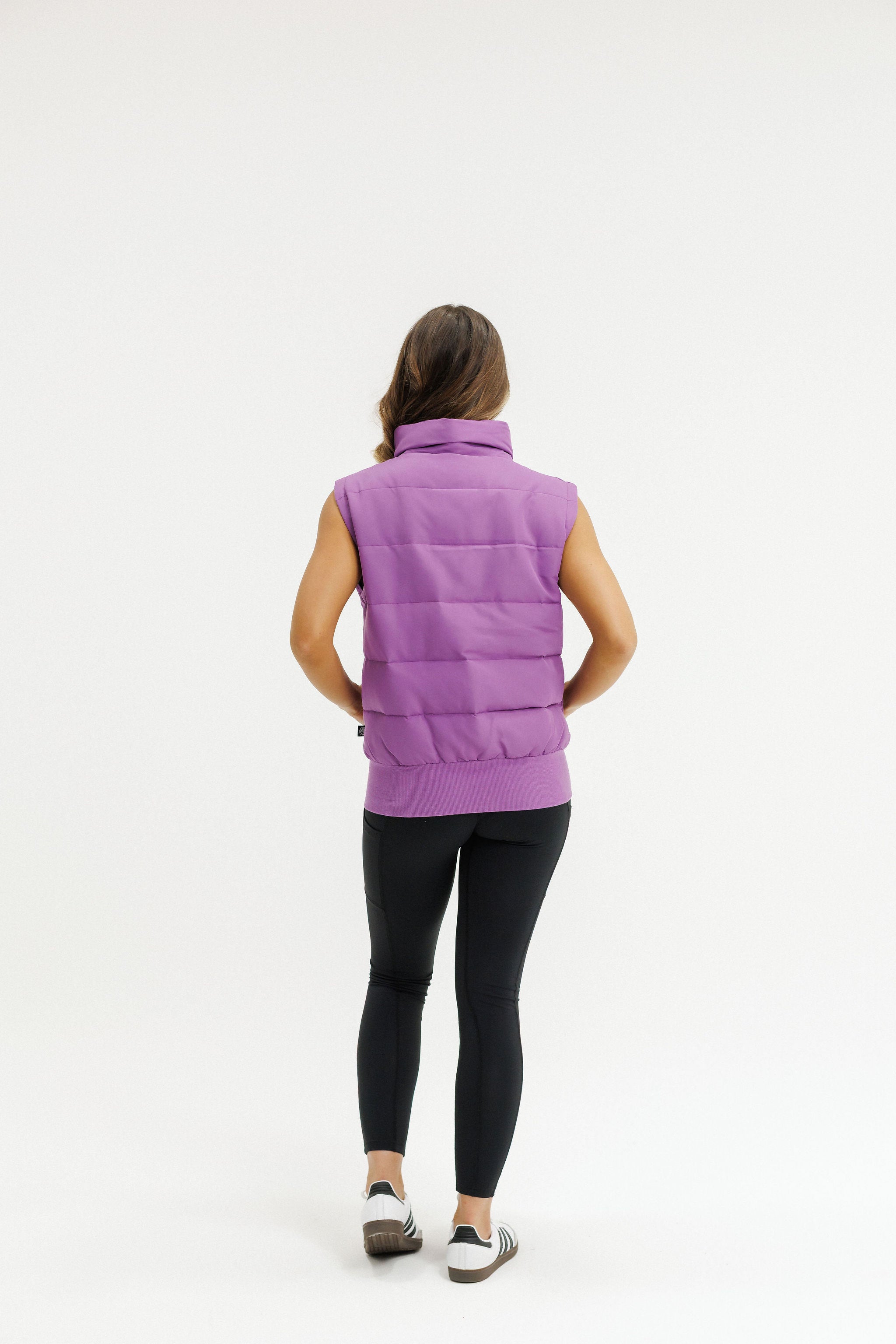 Dawn Puffer Vest | Cyber Purple