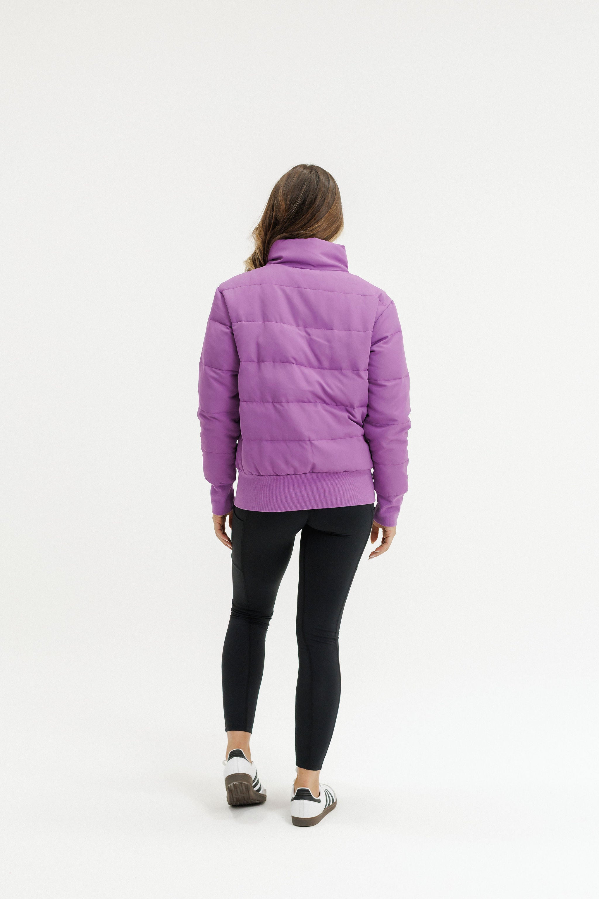 Dawn Puffer Jacket | Cyber Purple