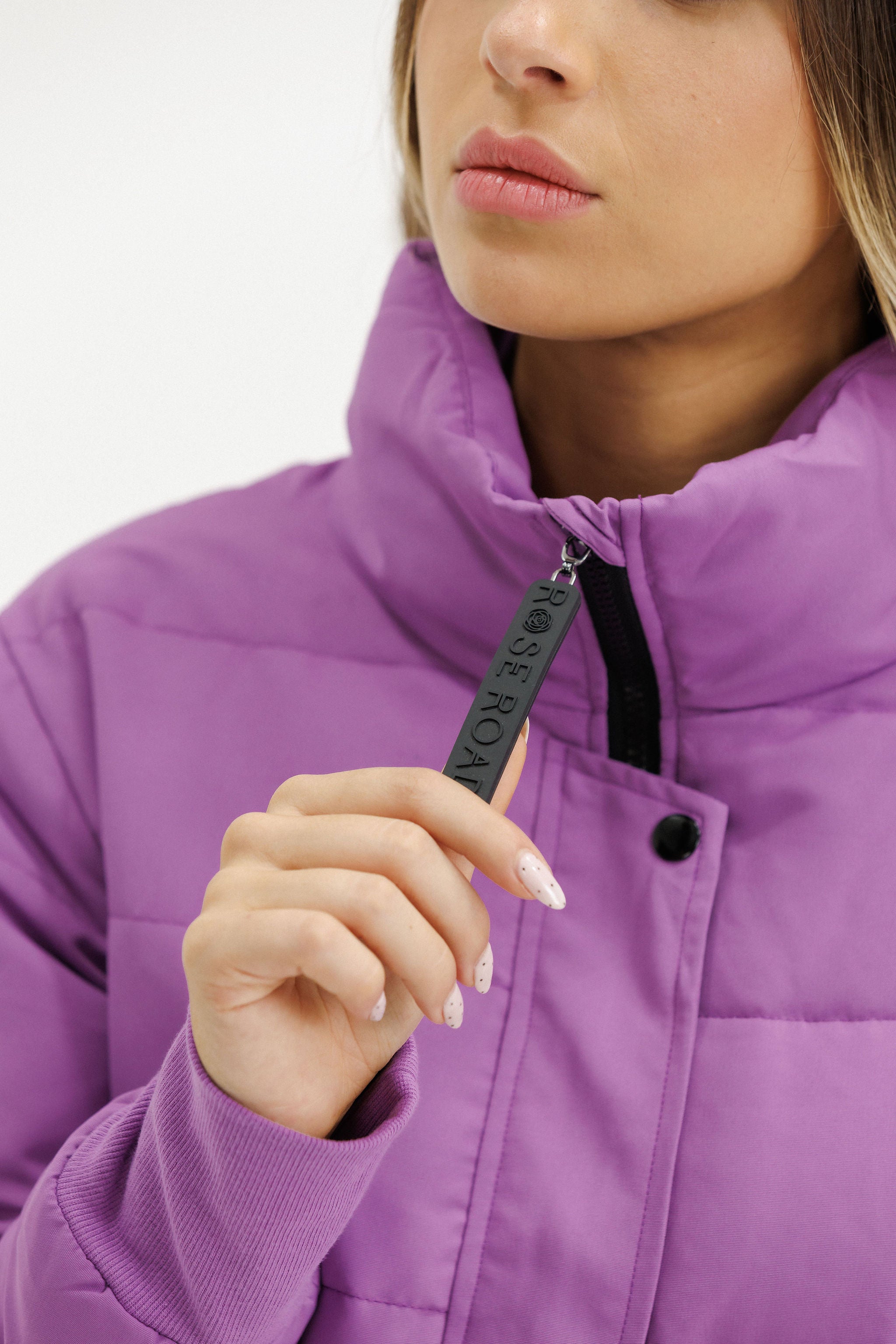 Dawn Puffer Jacket | Cyber Purple