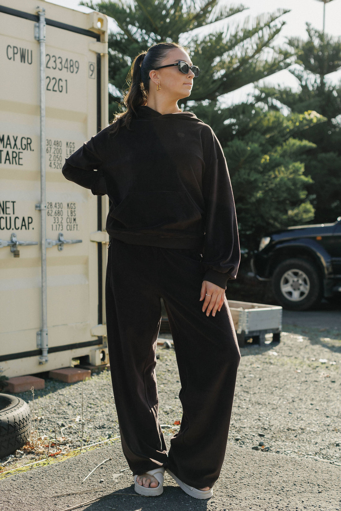 Jett Pants | Cocoa Velour