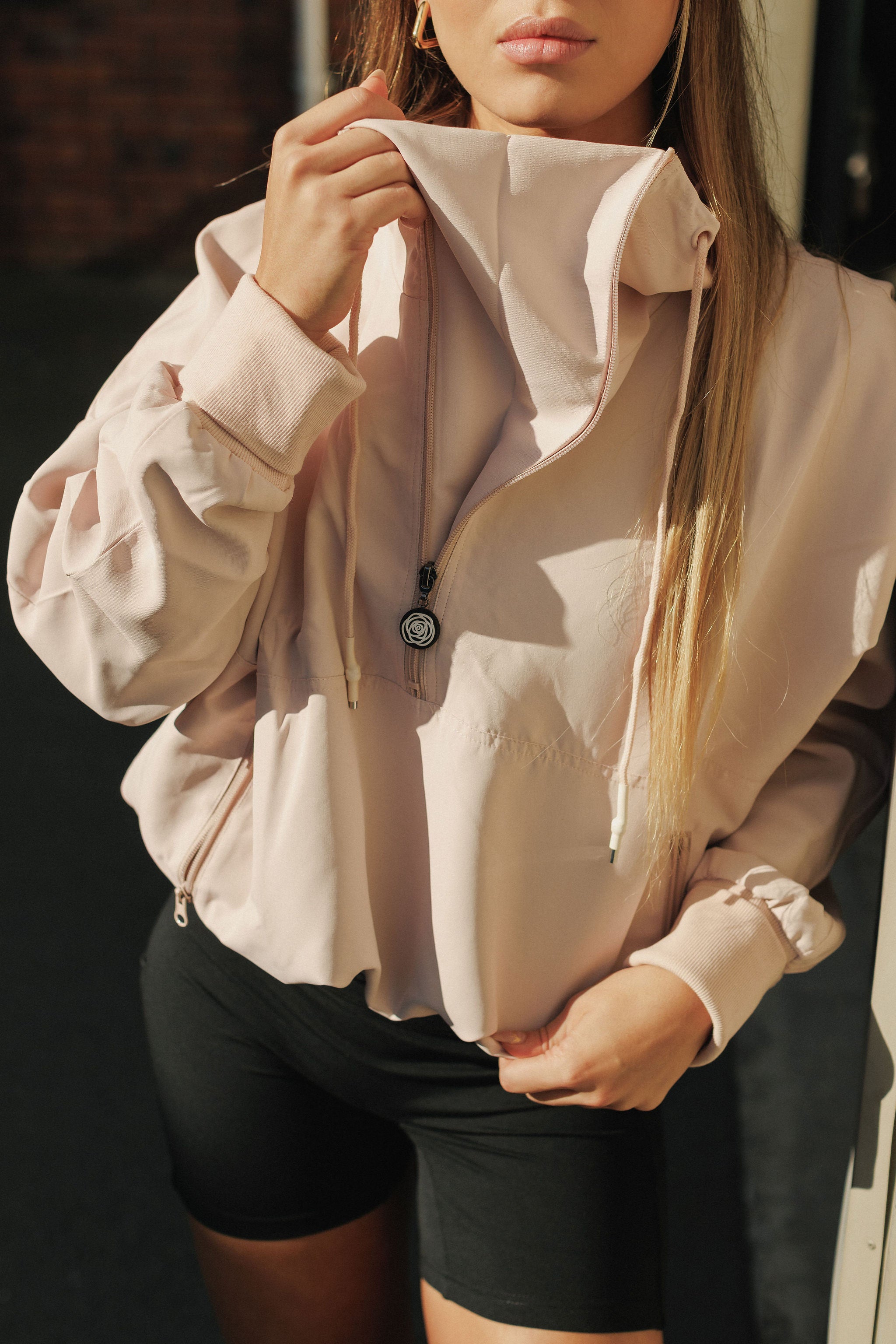 Spark Hardshell Jacket | Peach