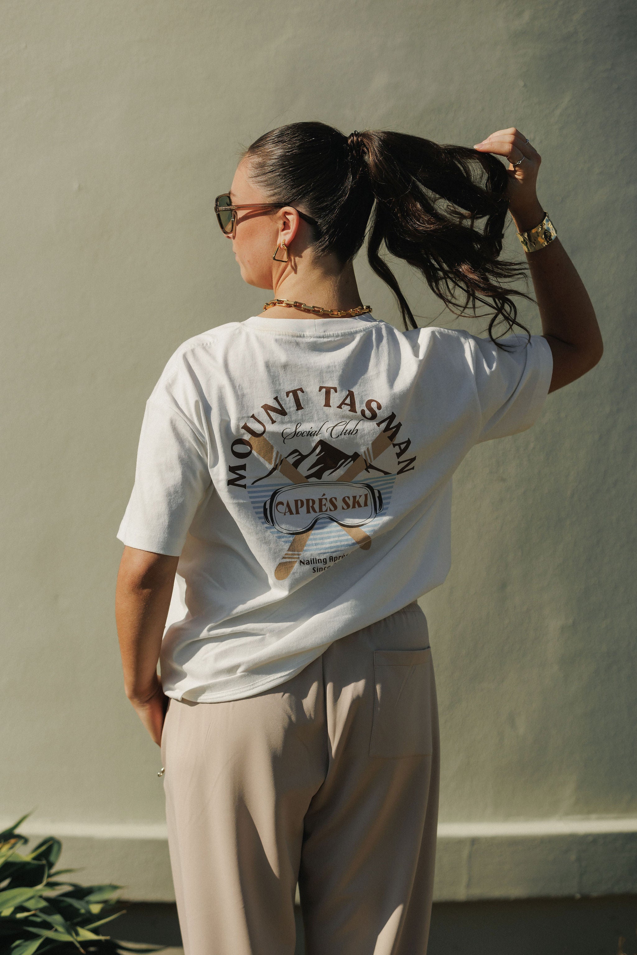 Phoenix Tee | Mount Tasman in Ivory