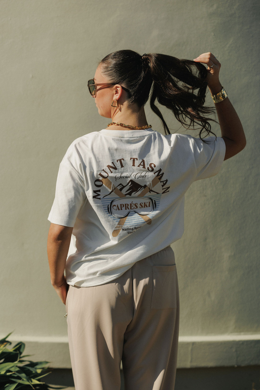 Phoenix Tee | Mount Tasman in Ivory