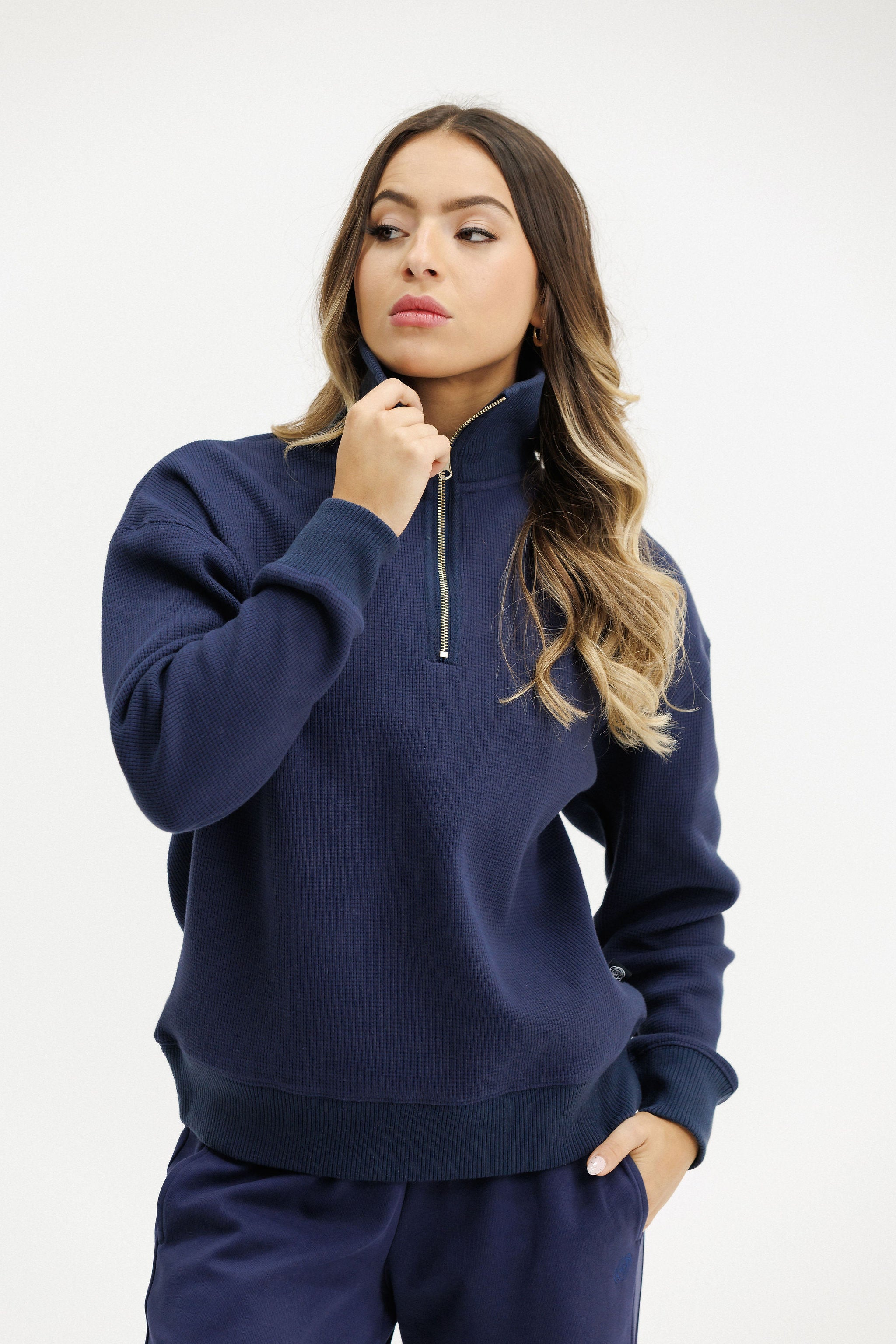 Club Zipper | Oil Blue