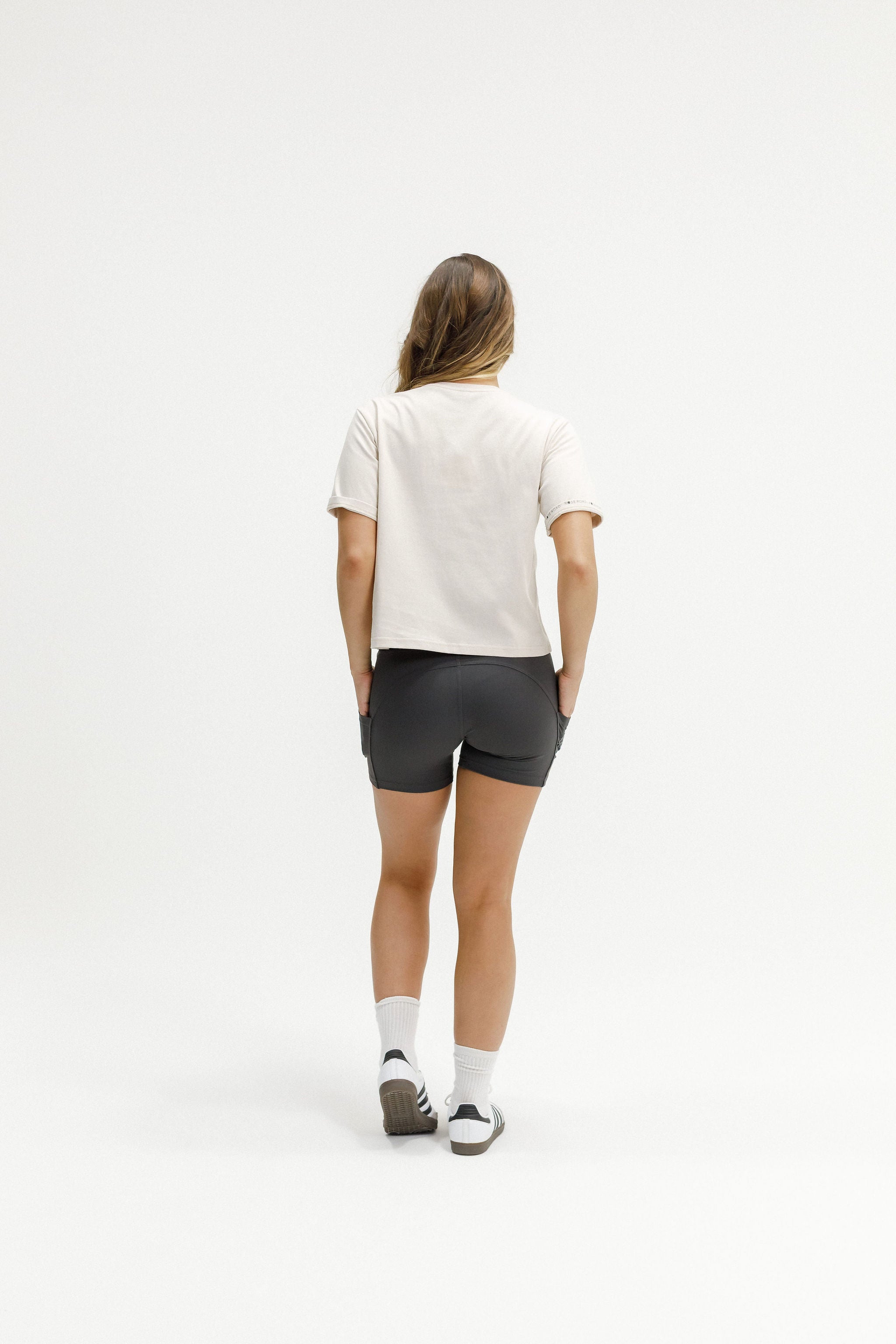 Raven Tee | Bone with Logo Cuff