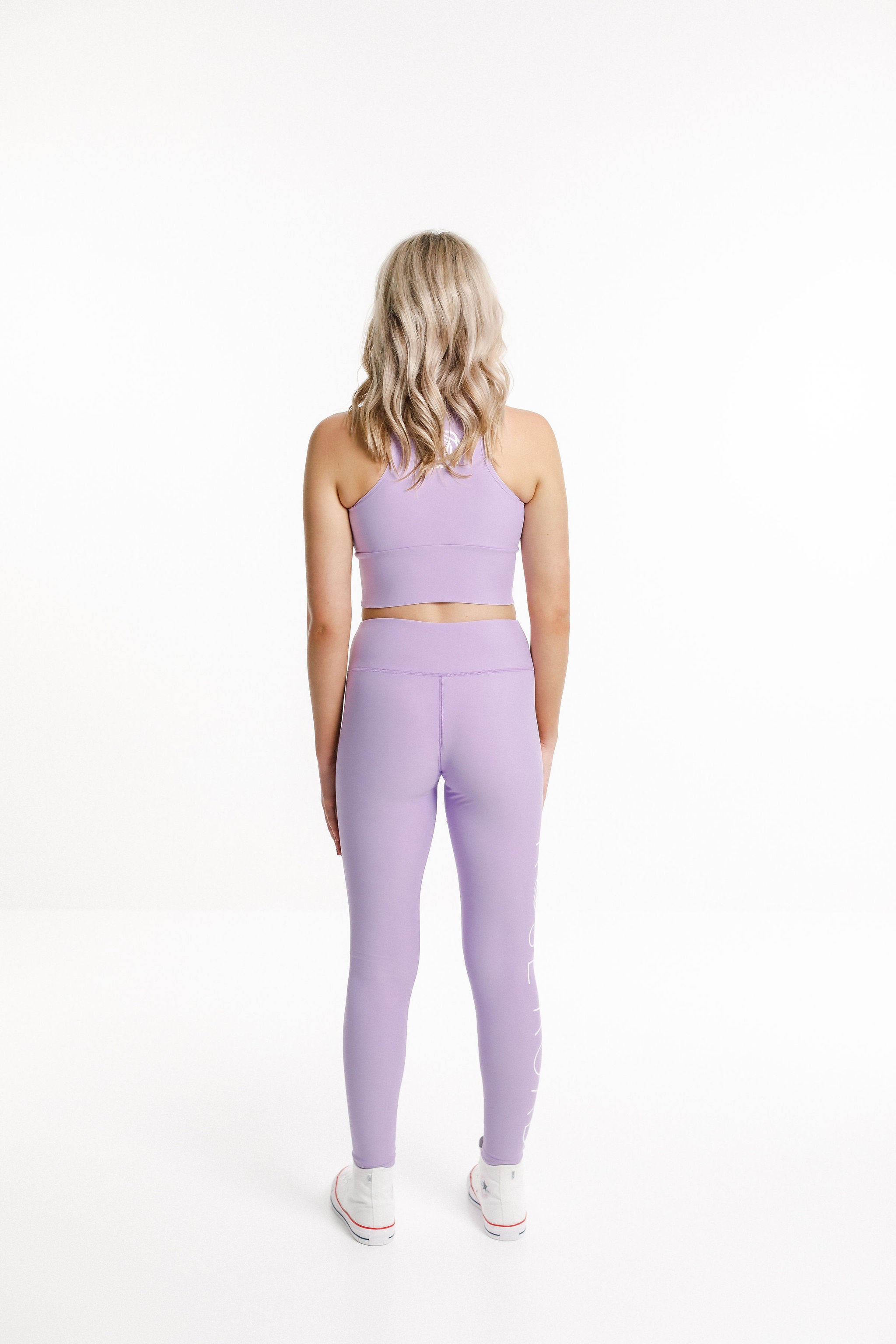 Logo Leggings | Violet