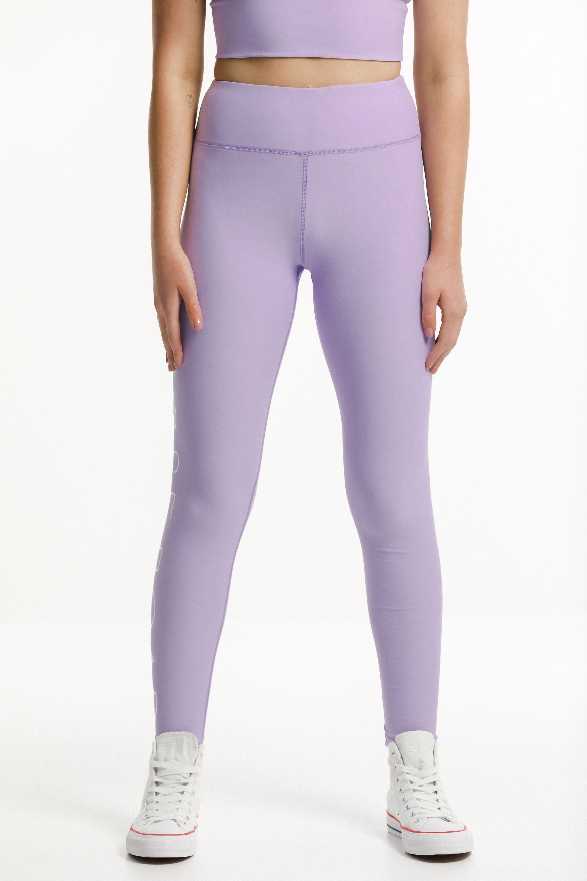 Logo Leggings | Violet