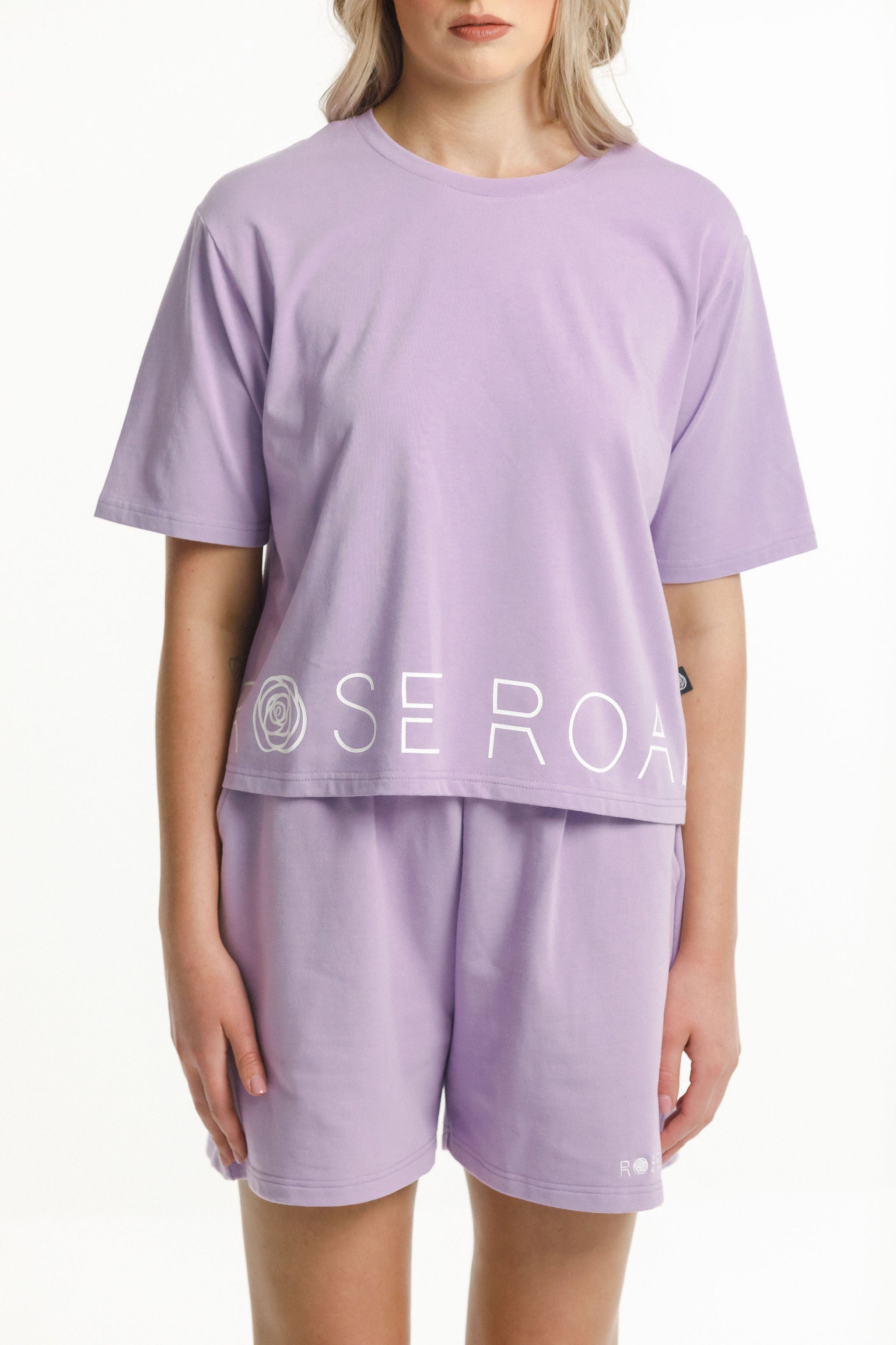 Cropped Tee | Violet