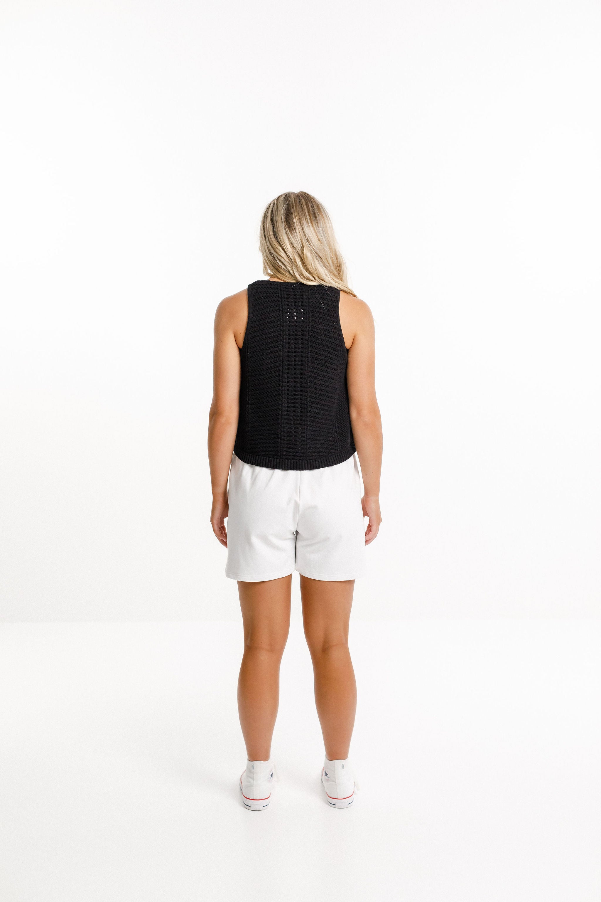 Knit Singlet | Black