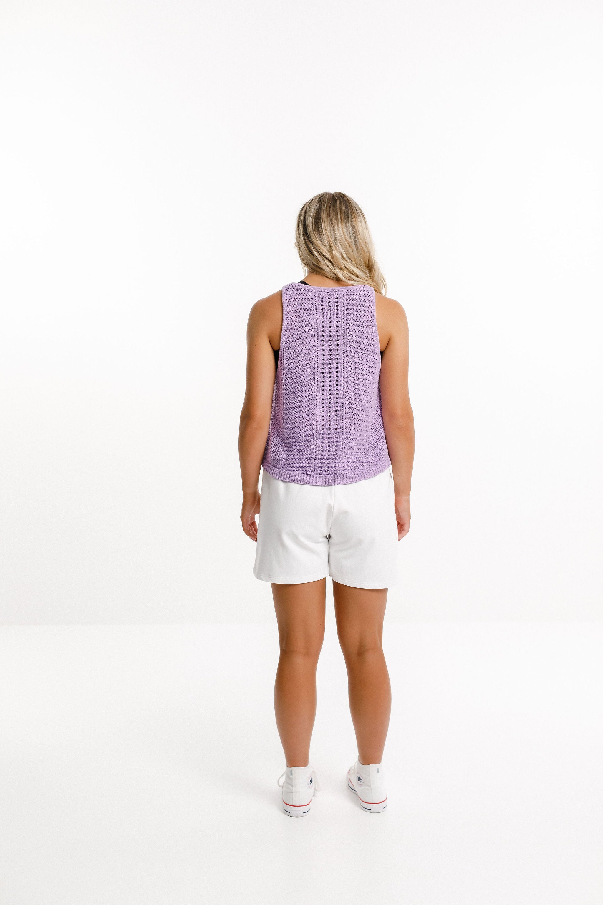 Knit Singlet | Violet