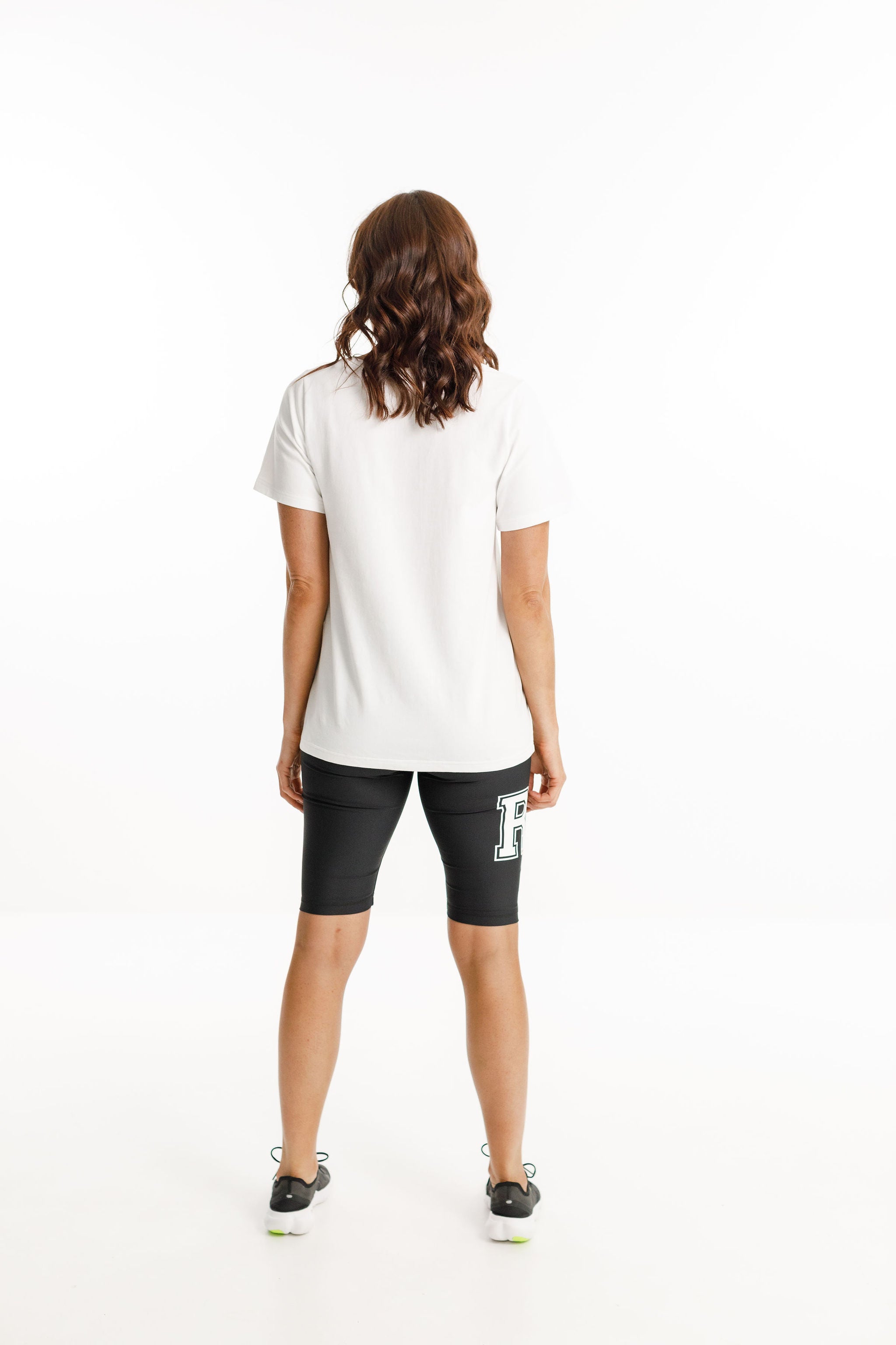 Dani Tee | White with Varsity print