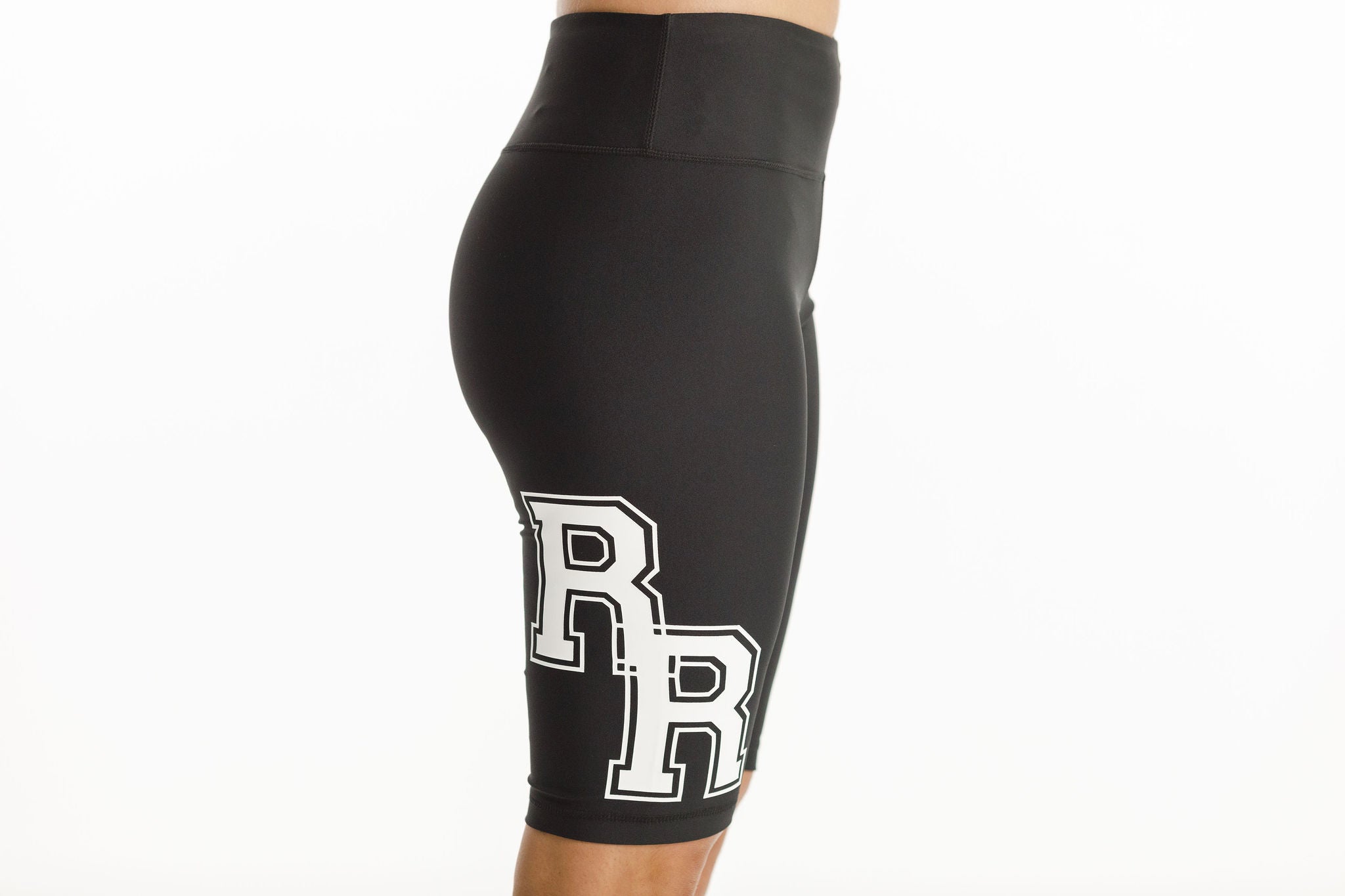 Shorties | Black with Varsity print