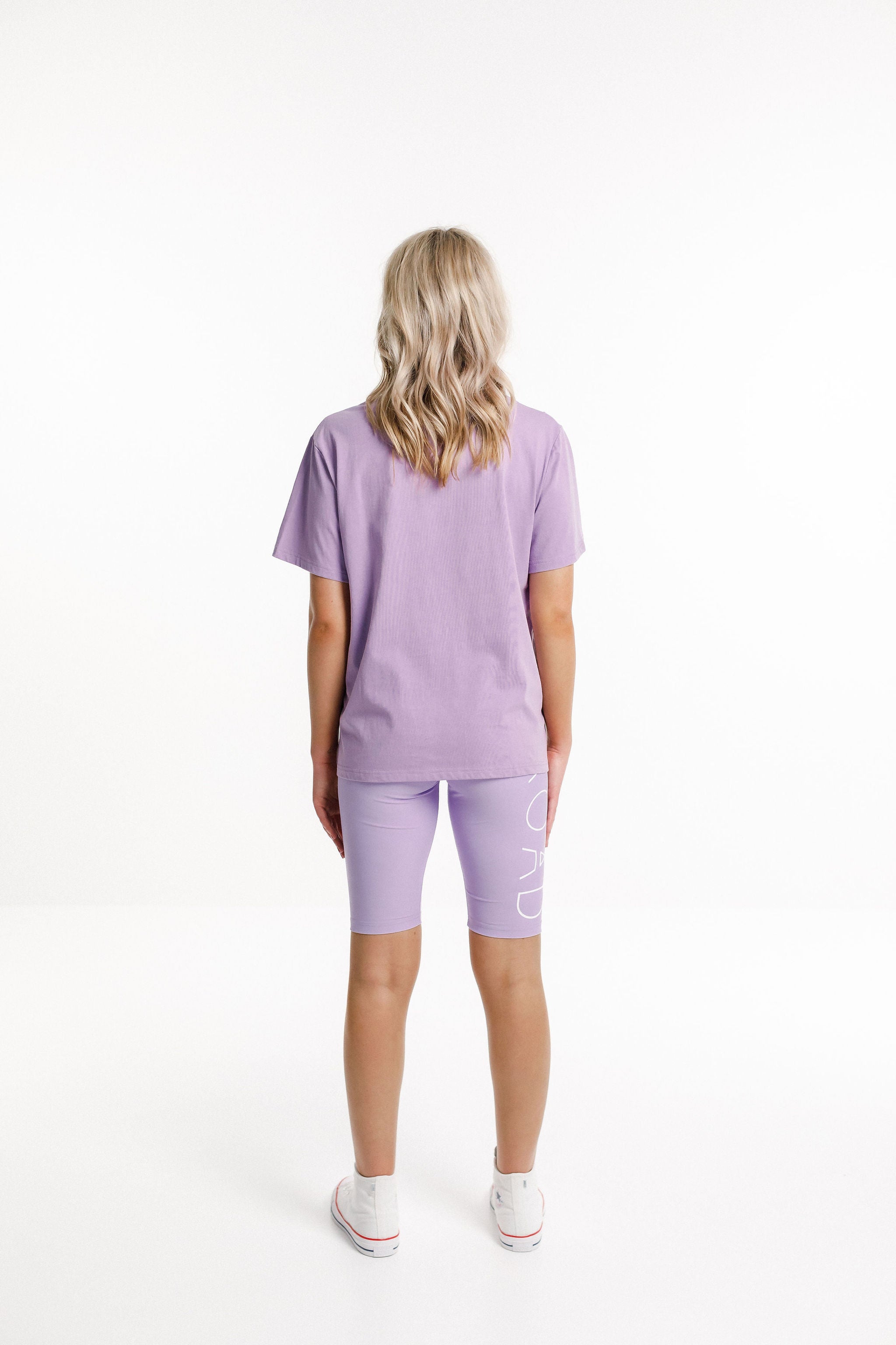 Topher Tee | Violet with Glitter RR Print