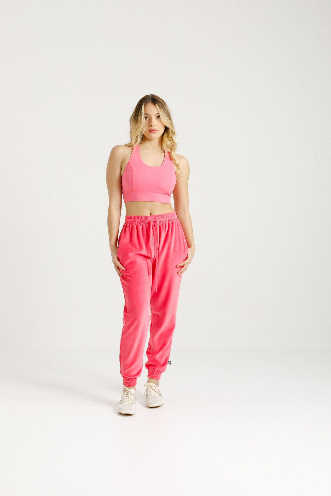 Parker Pants | Pink Fizz Velour