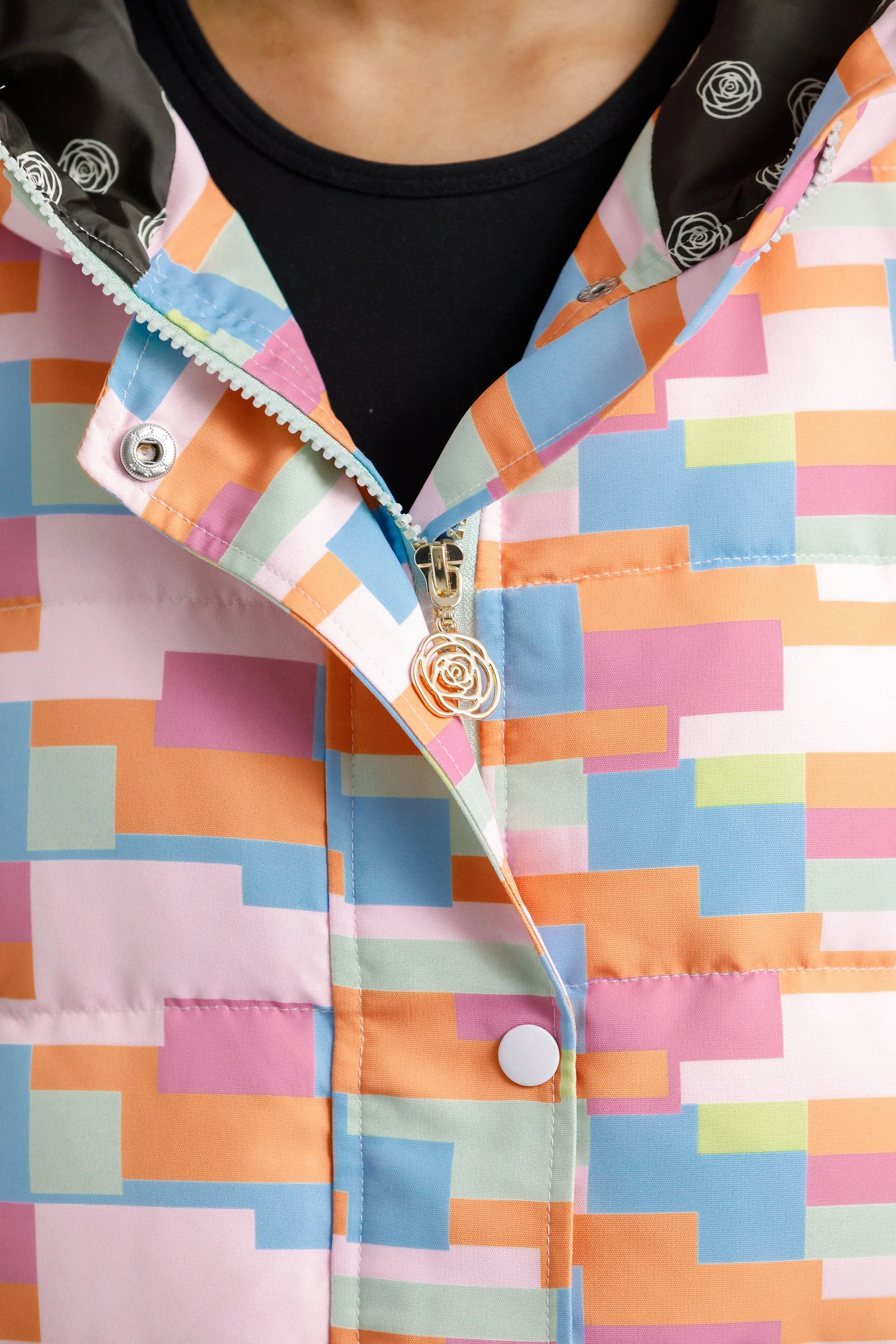 Stadium Puffer Vest | Meta Blocks