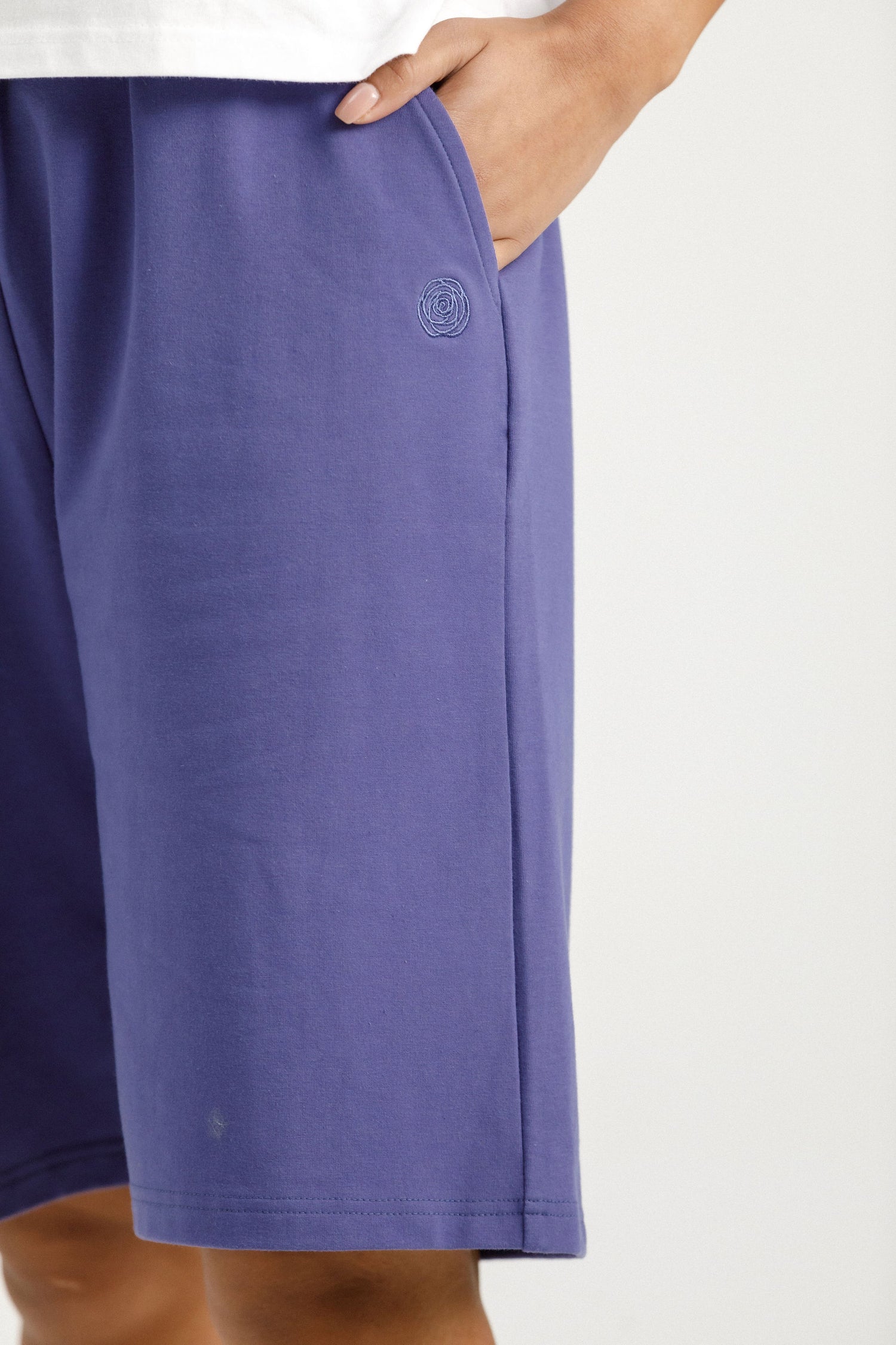 Long Sweat Shorts | Hyacinth