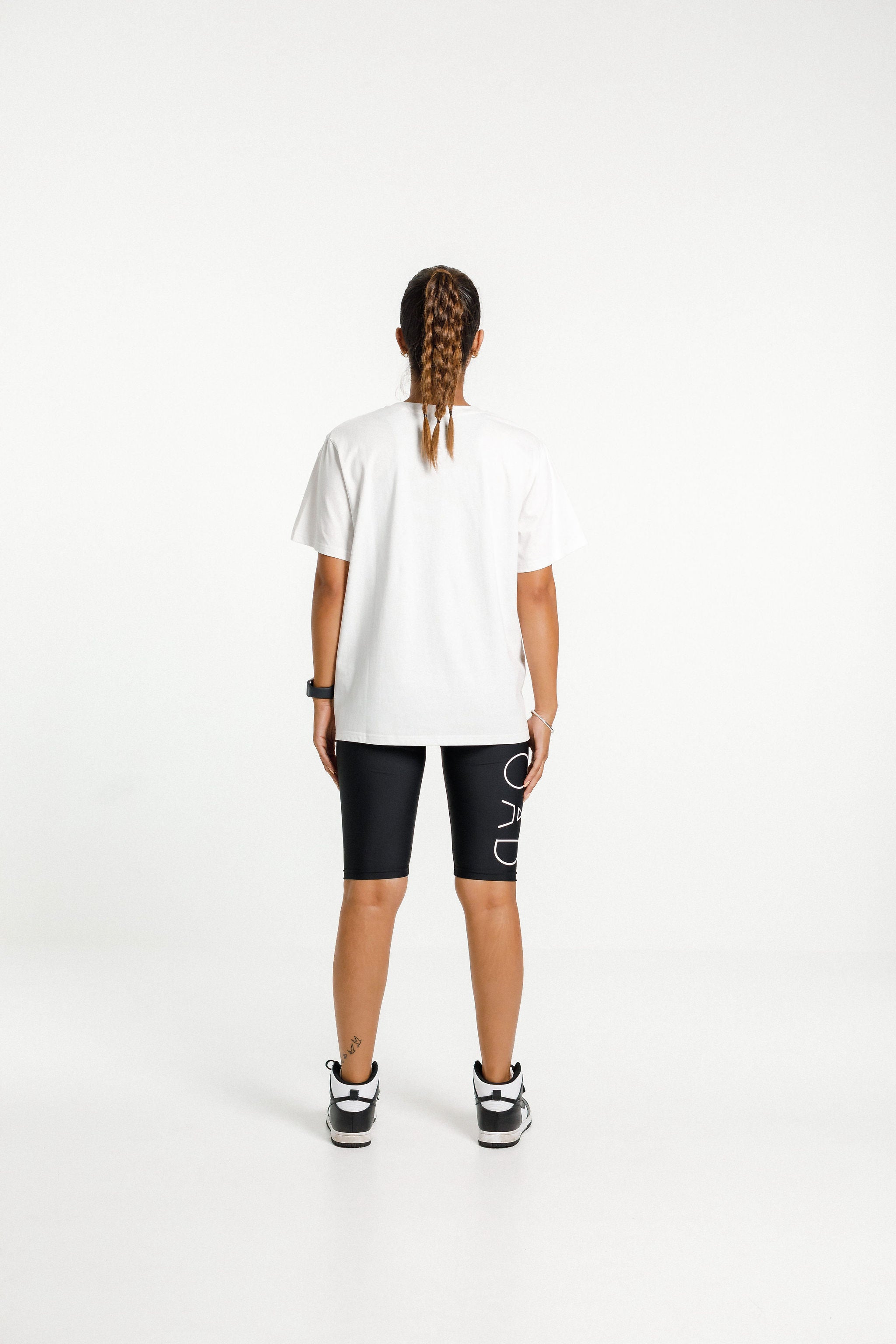 Topher Tee | White with Tropical Check