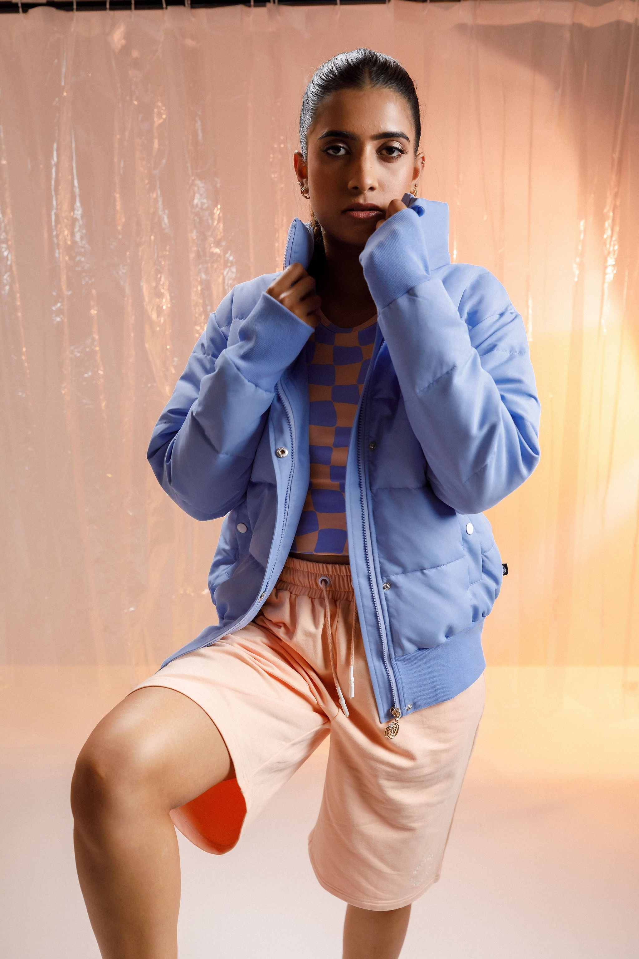 Dawn Puffer Jacket | Cerulean