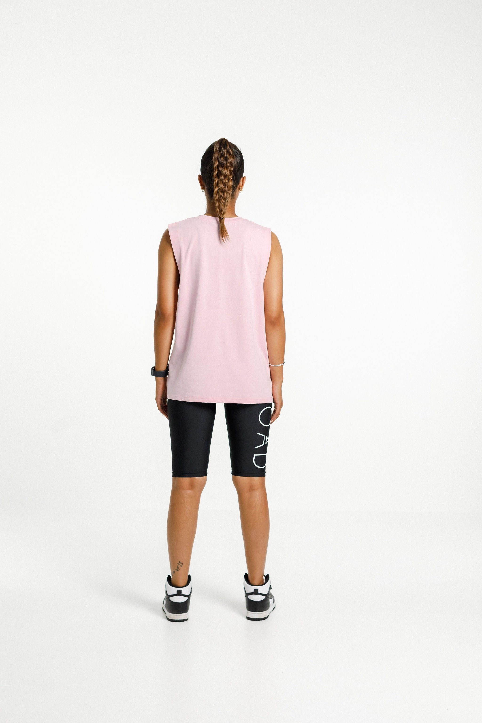 Fox Singlet | Pink Bloom with Tonal Rose
