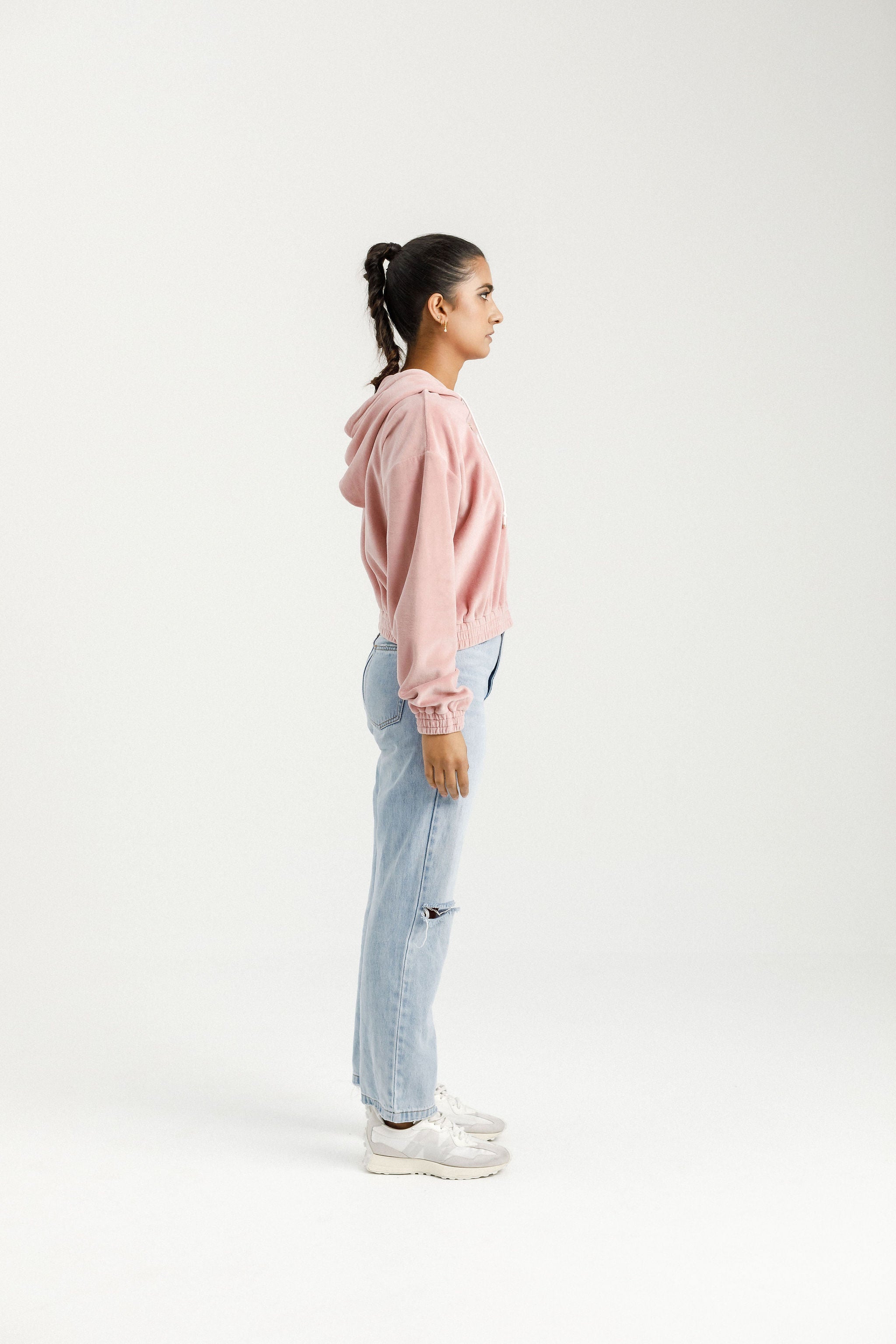 Emery Hoodie | Rose Velour