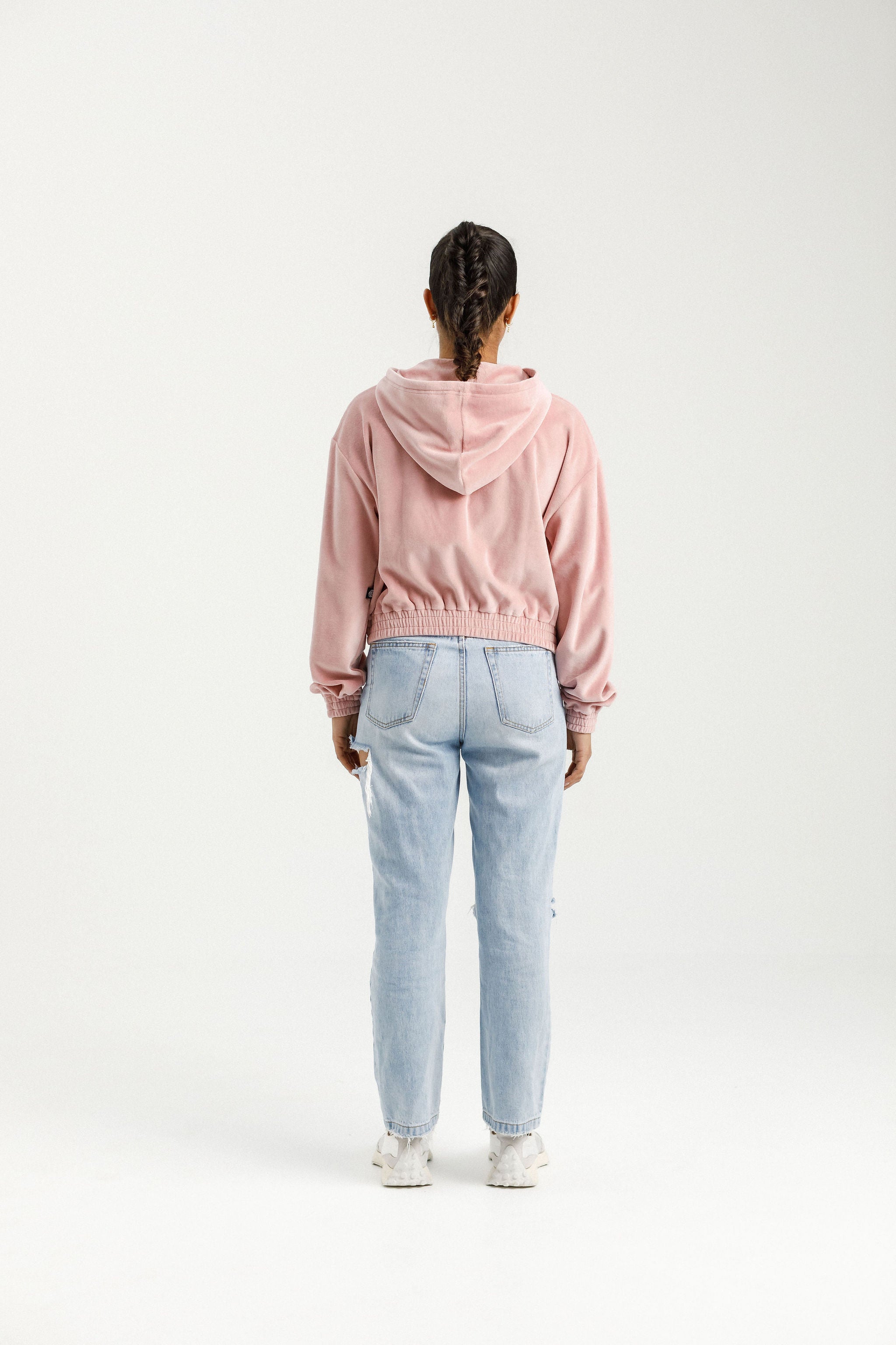 Emery Hoodie | Rose Velour