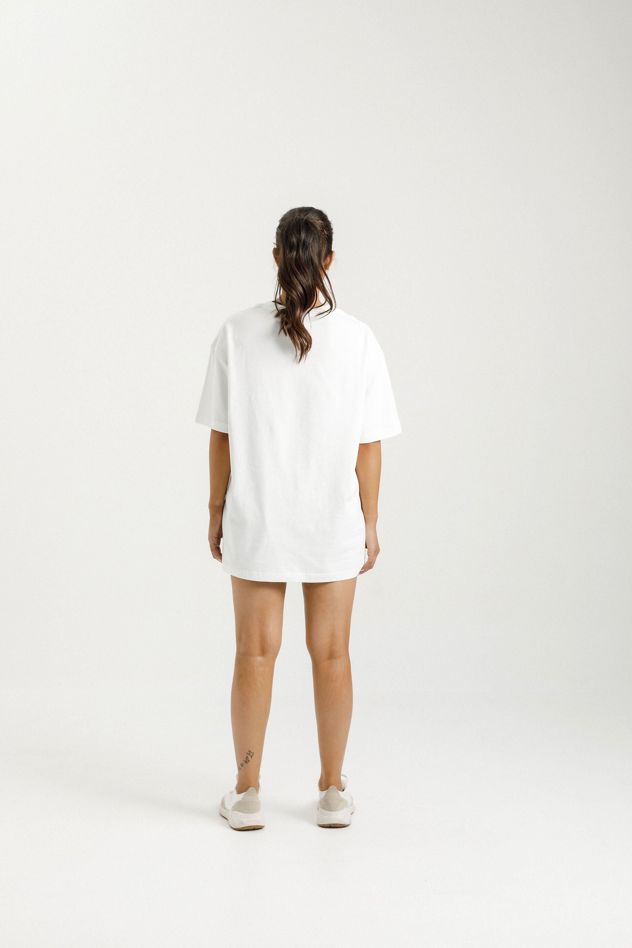 Arizona Tee | White with Skyway Circular Logo