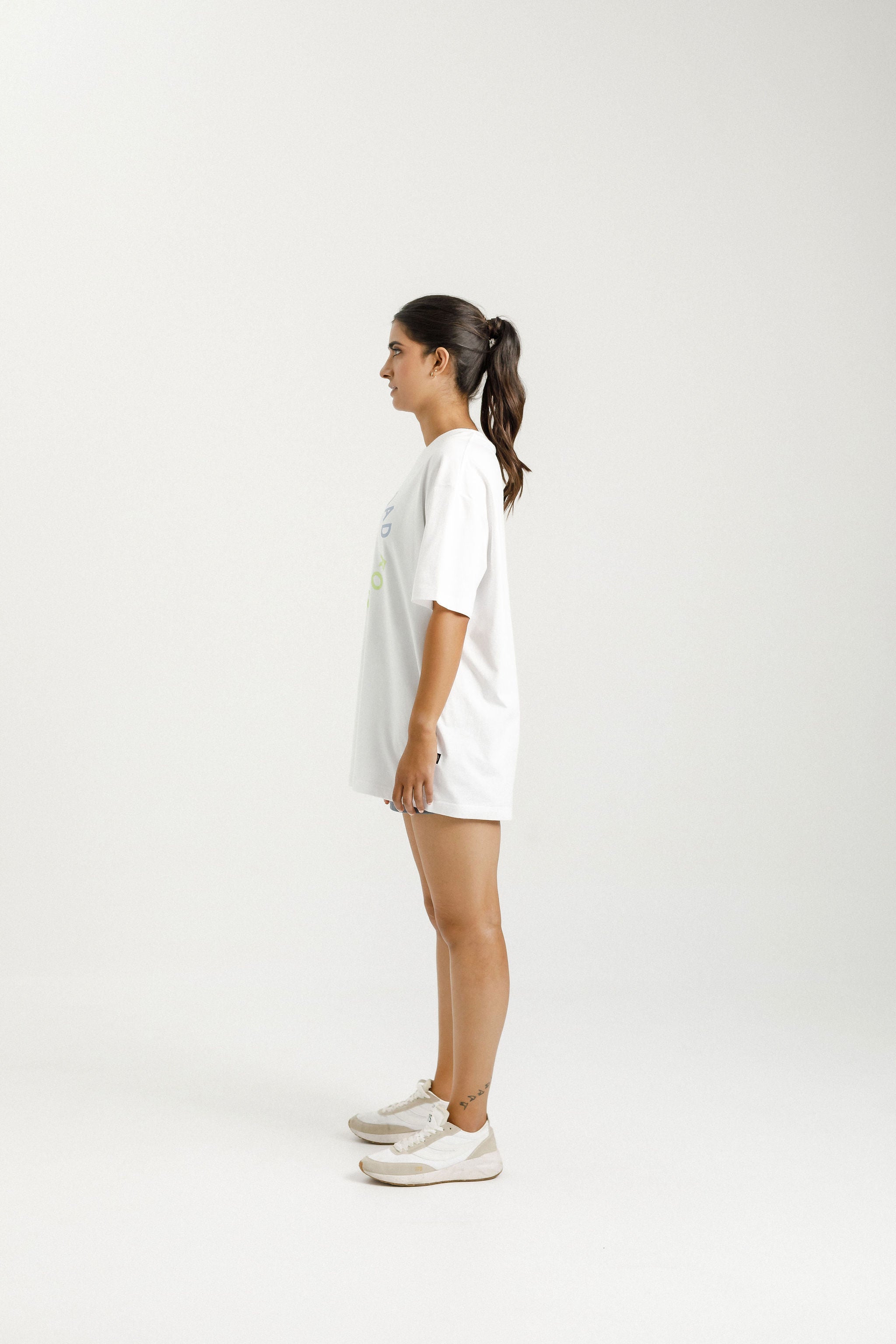 Arizona Tee | White with Skyway Circular Logo