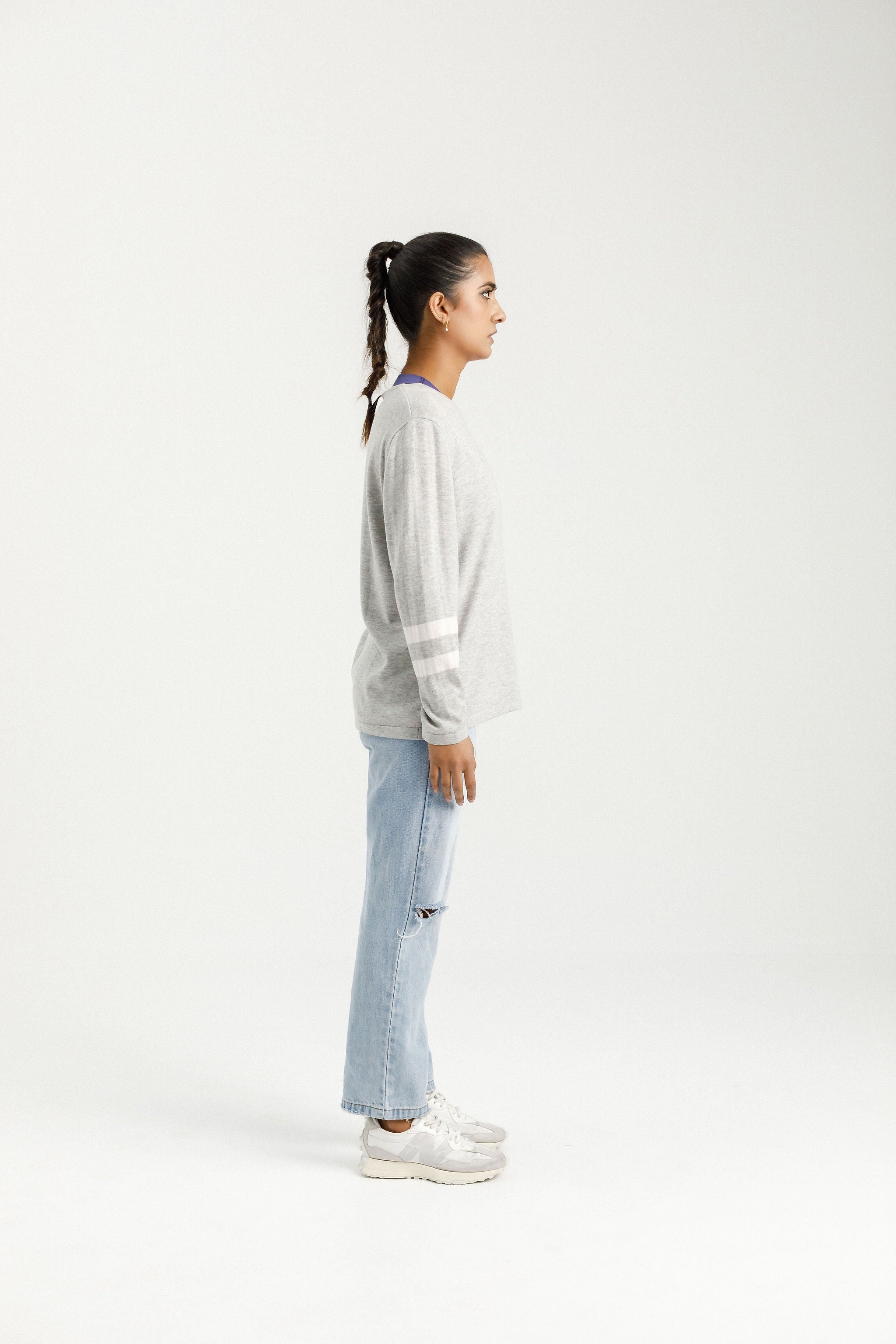 Merino Tee | Grey Marle