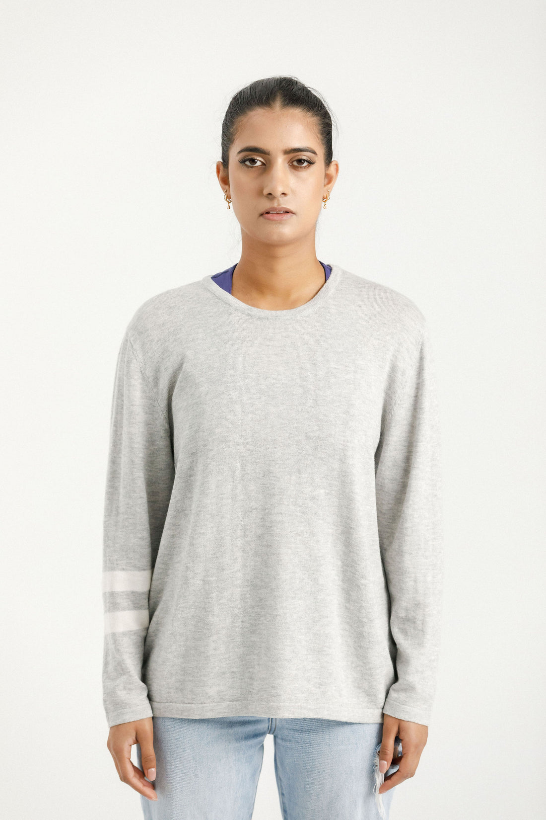 Merino Tee | Grey Marle
