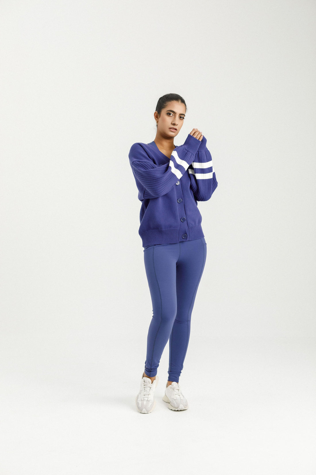 Varsity Cardi | Hyacinth