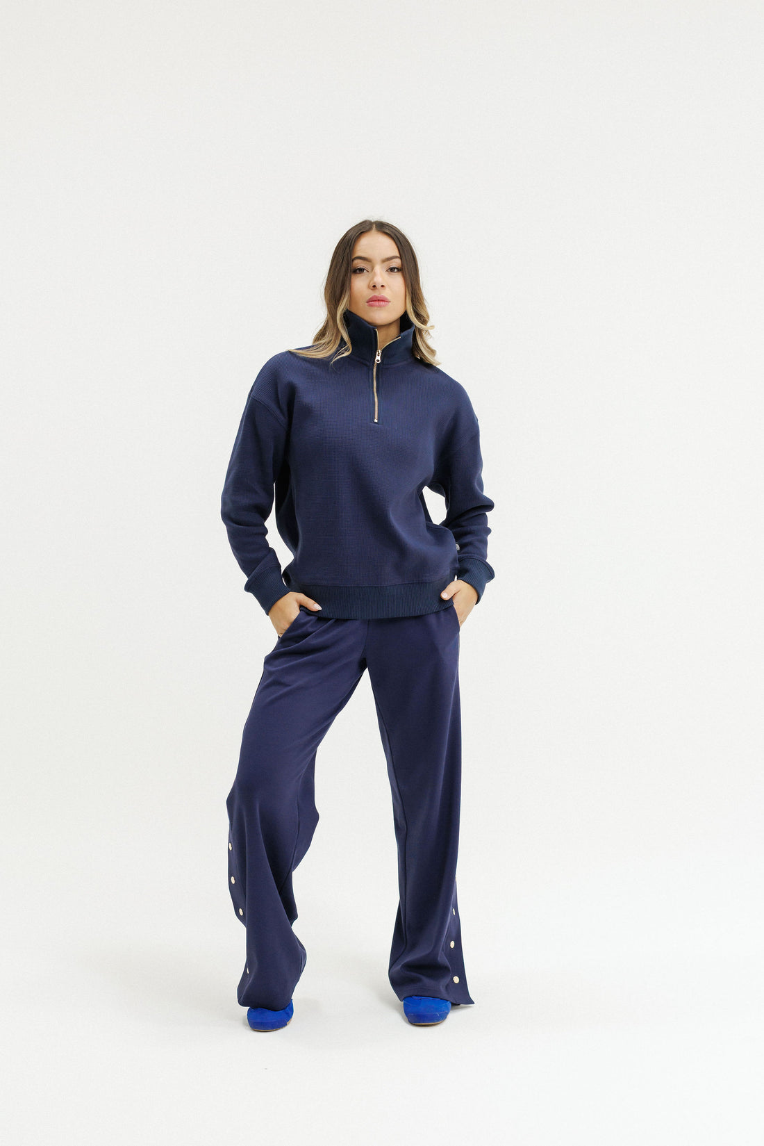 Club Zipper | Oil Blue