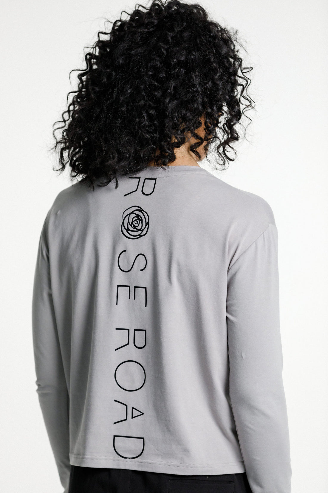 Cropped Long Sleeve Tee | Sale | Pewter