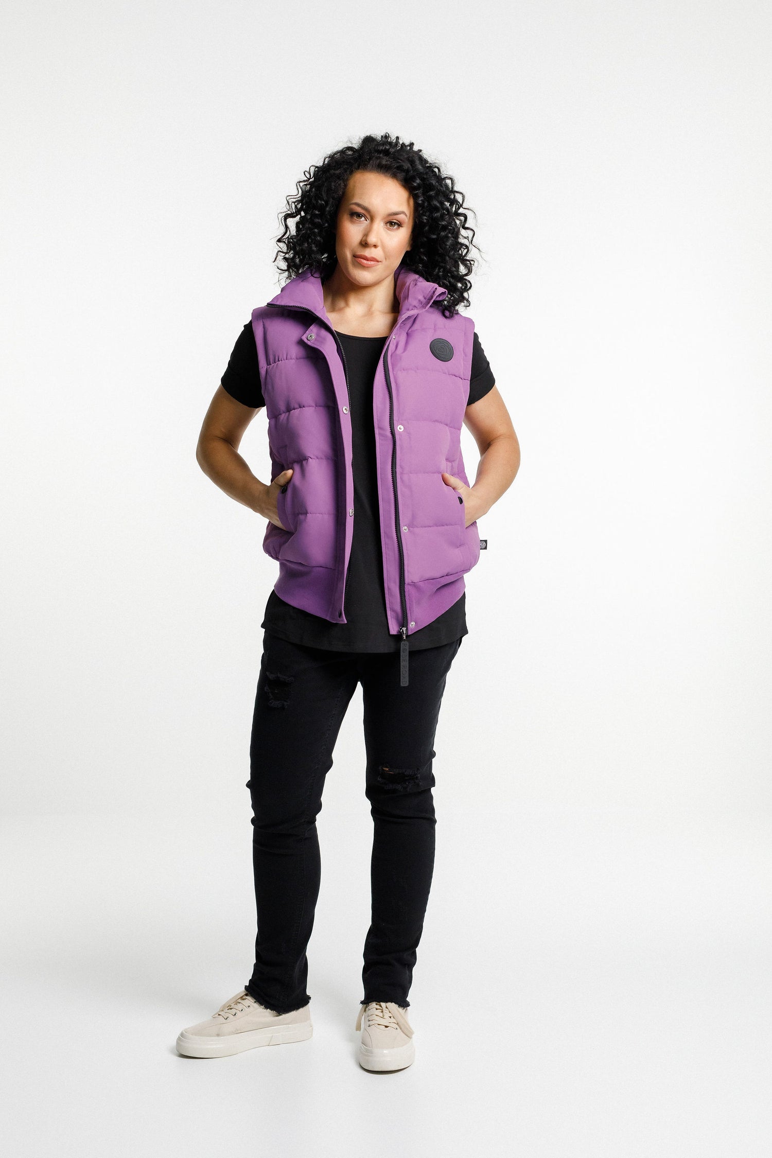 Dawn Puffer Vest | Cyber Purple