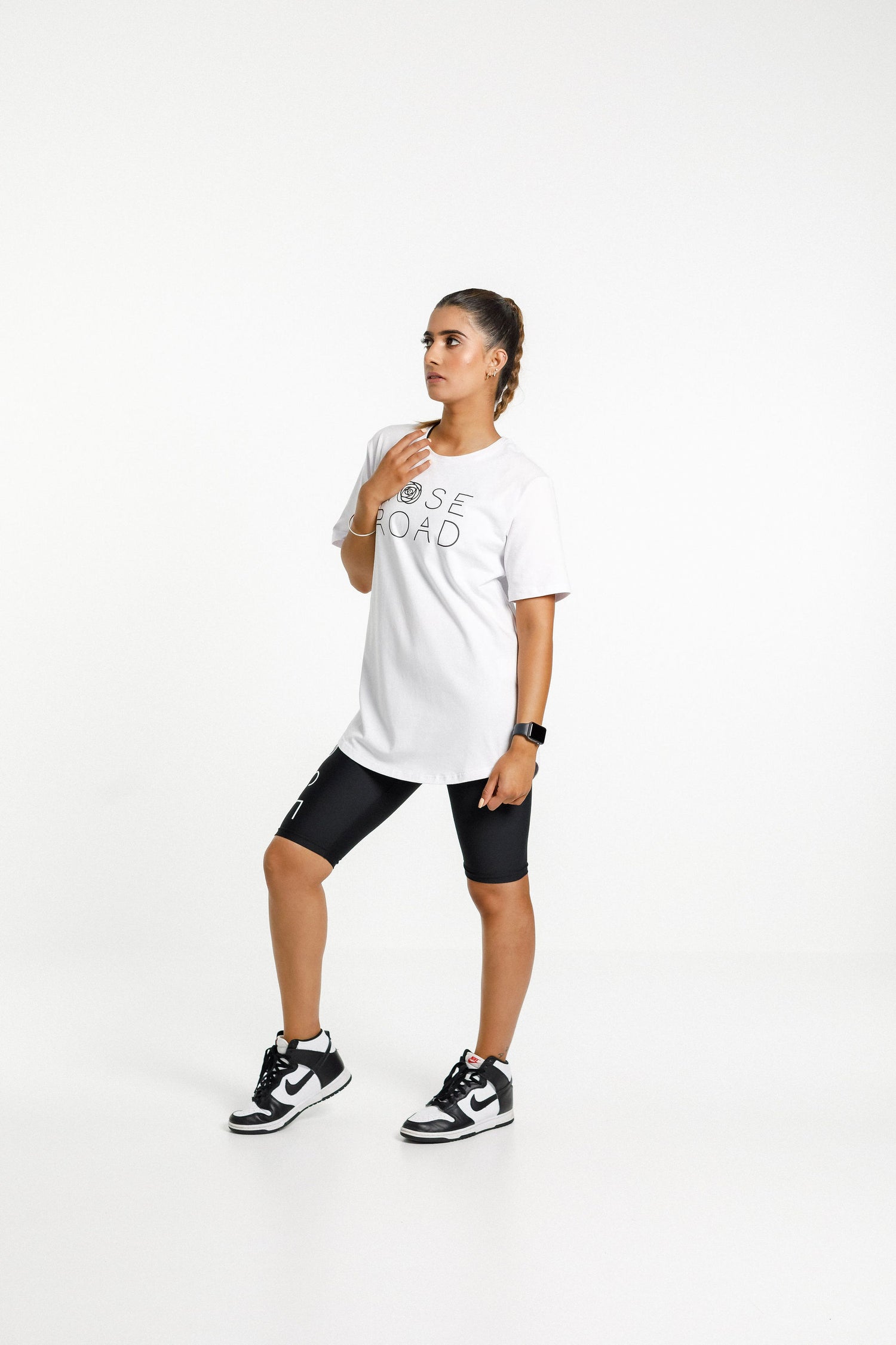 Boyfriend Tee | White with Logo