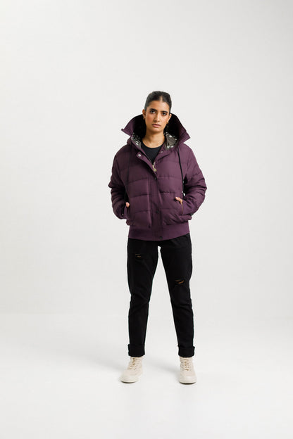 Stadium Puffer Jacket | Plum