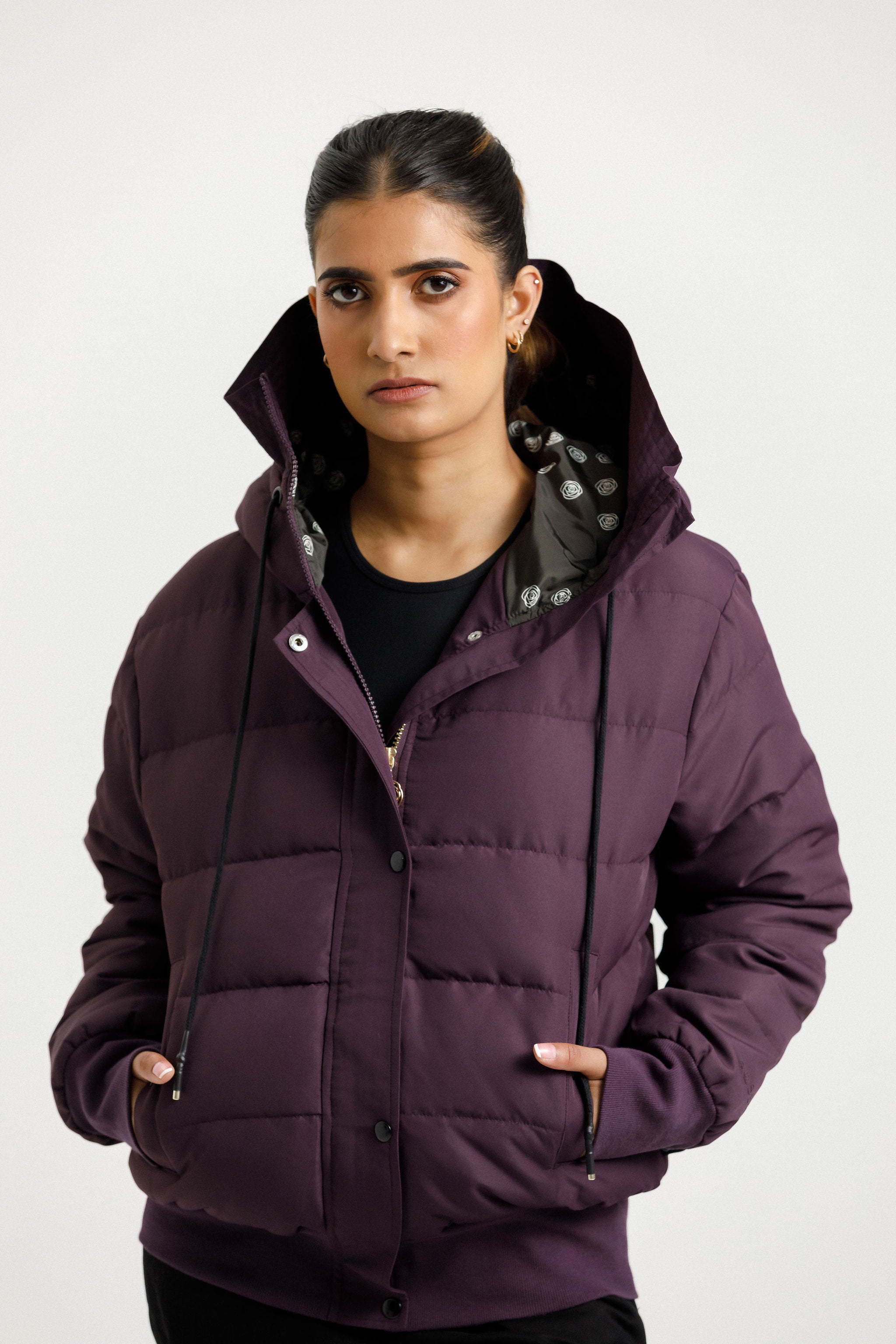 Stadium Puffer Jacket | Plum