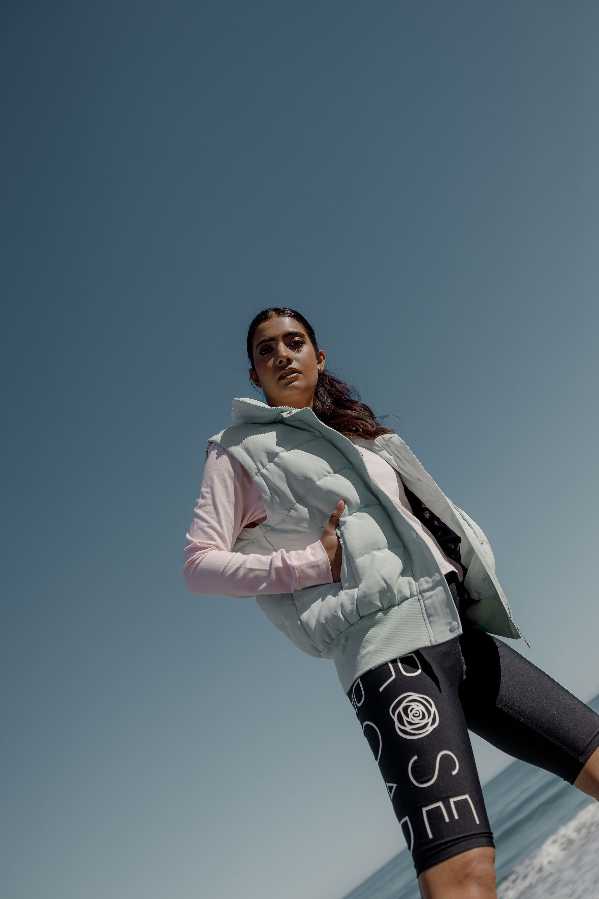 Dawn Puffer Vest | Seafoam