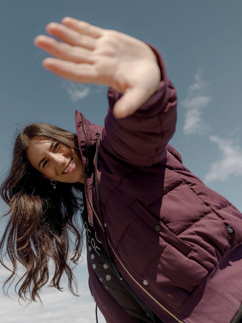 Stadium Puffer Jacket | Plum