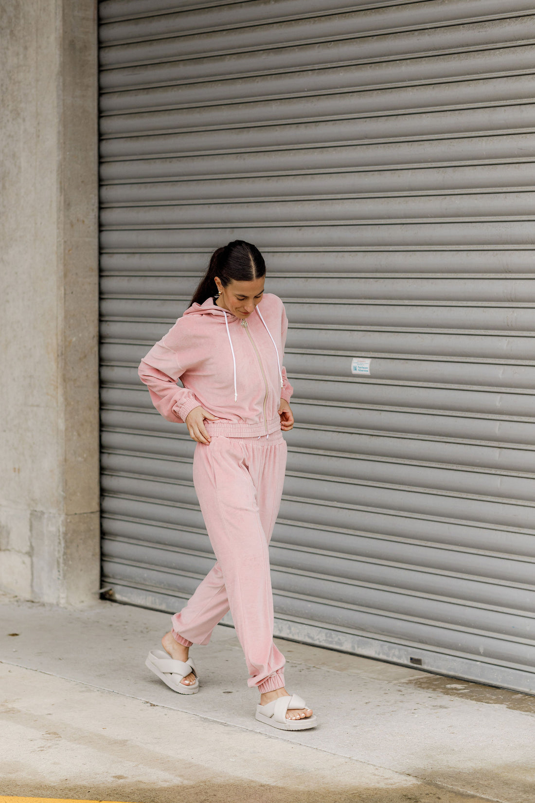 Payton Pants | Rose Velour