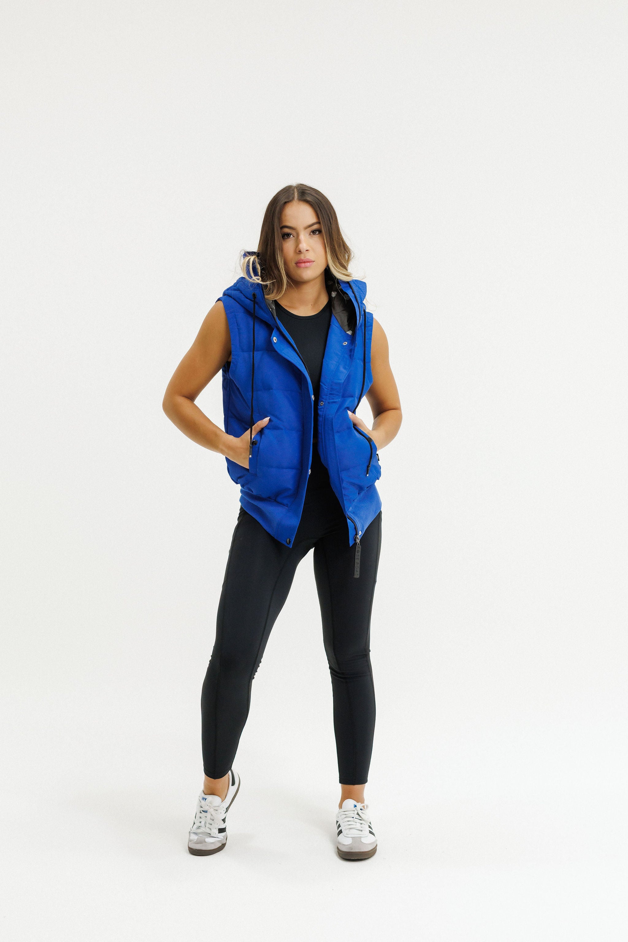 Stadium Puffer Vest | Cyber Blue