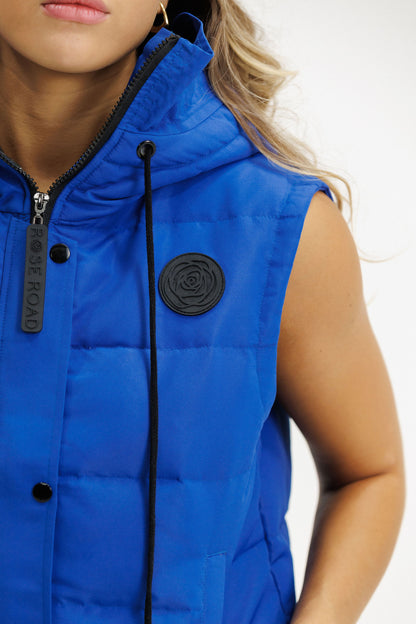 Stadium Puffer Vest | Cyber Blue